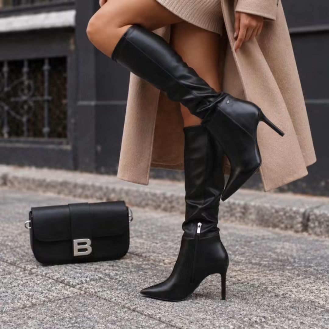 Čizme do kolena Tamaris 25556 na stiletto štikli za svečane i večernje prilike