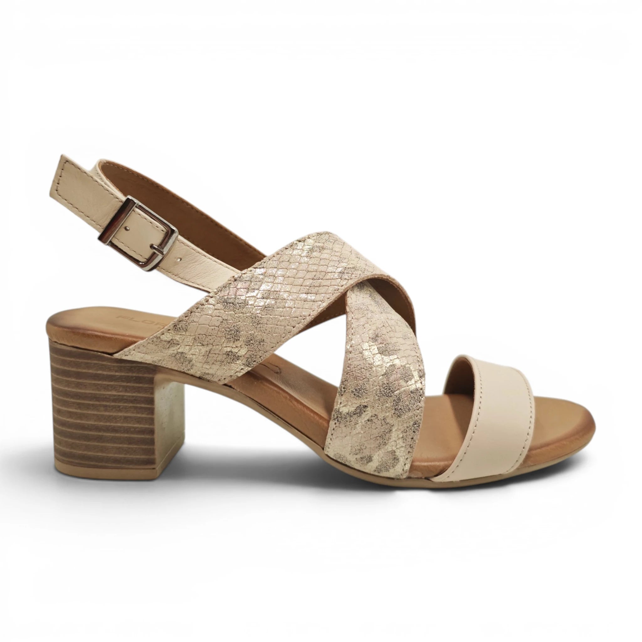 Ballerins 24038 bež pogled desno