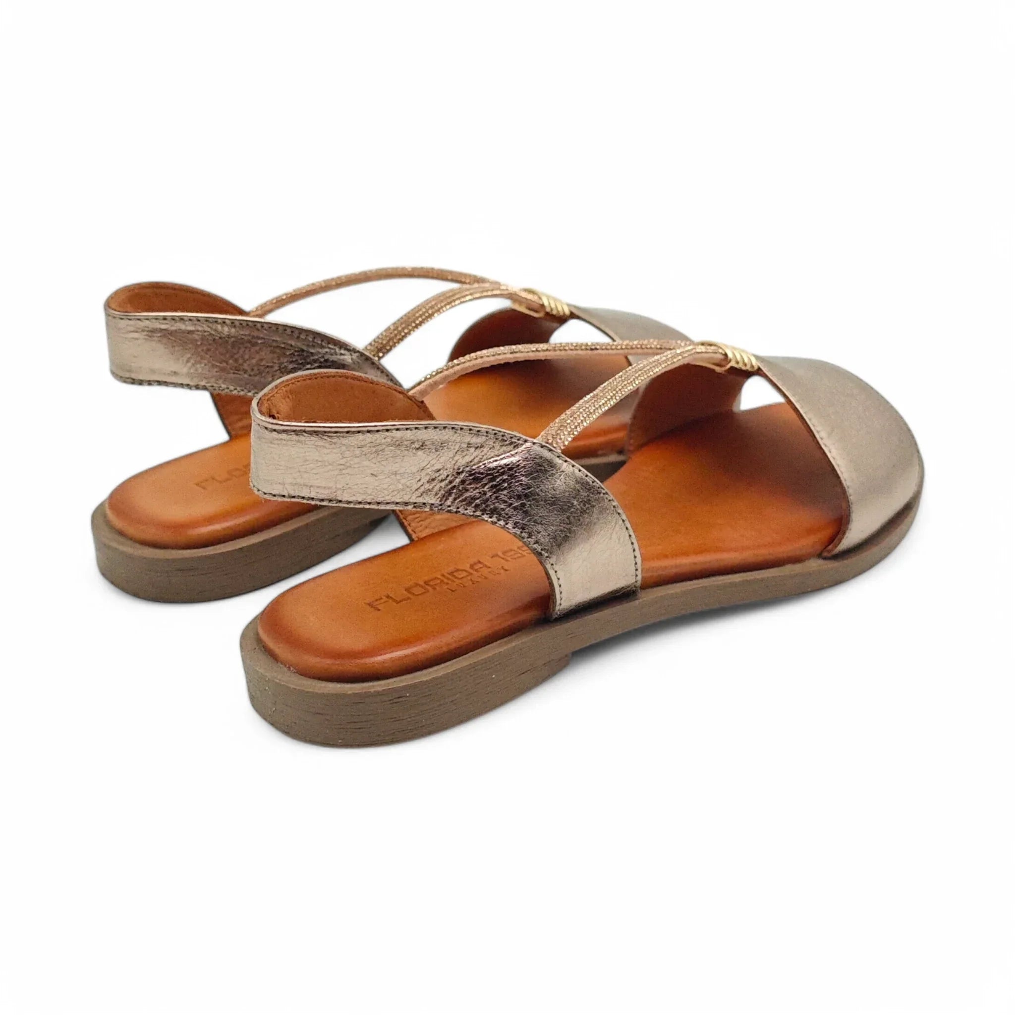 Ballerins ravne sandale sa remenom za gležanj 51 - Obuća Monah