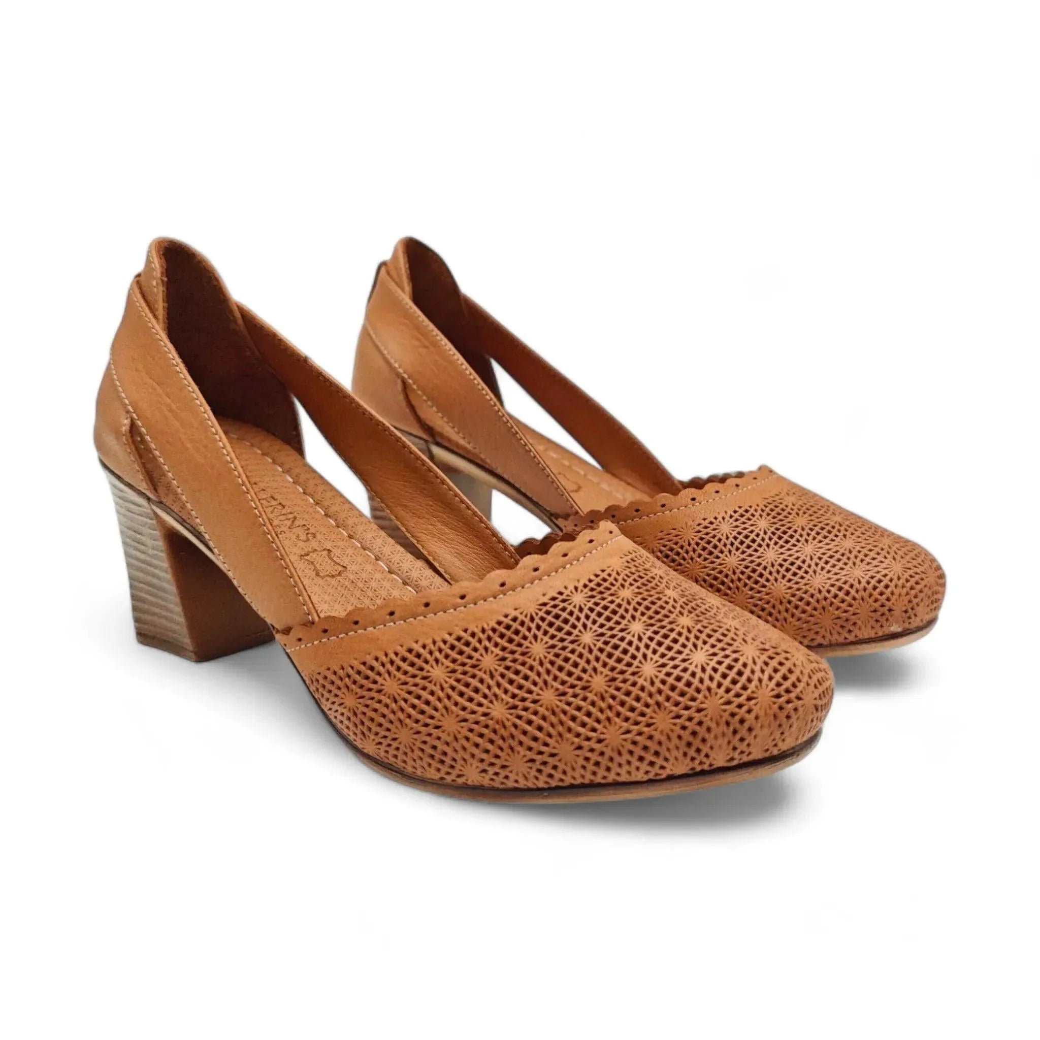 Ballerins klasične cipele na blok štiklu 1000 - Obuća Monah