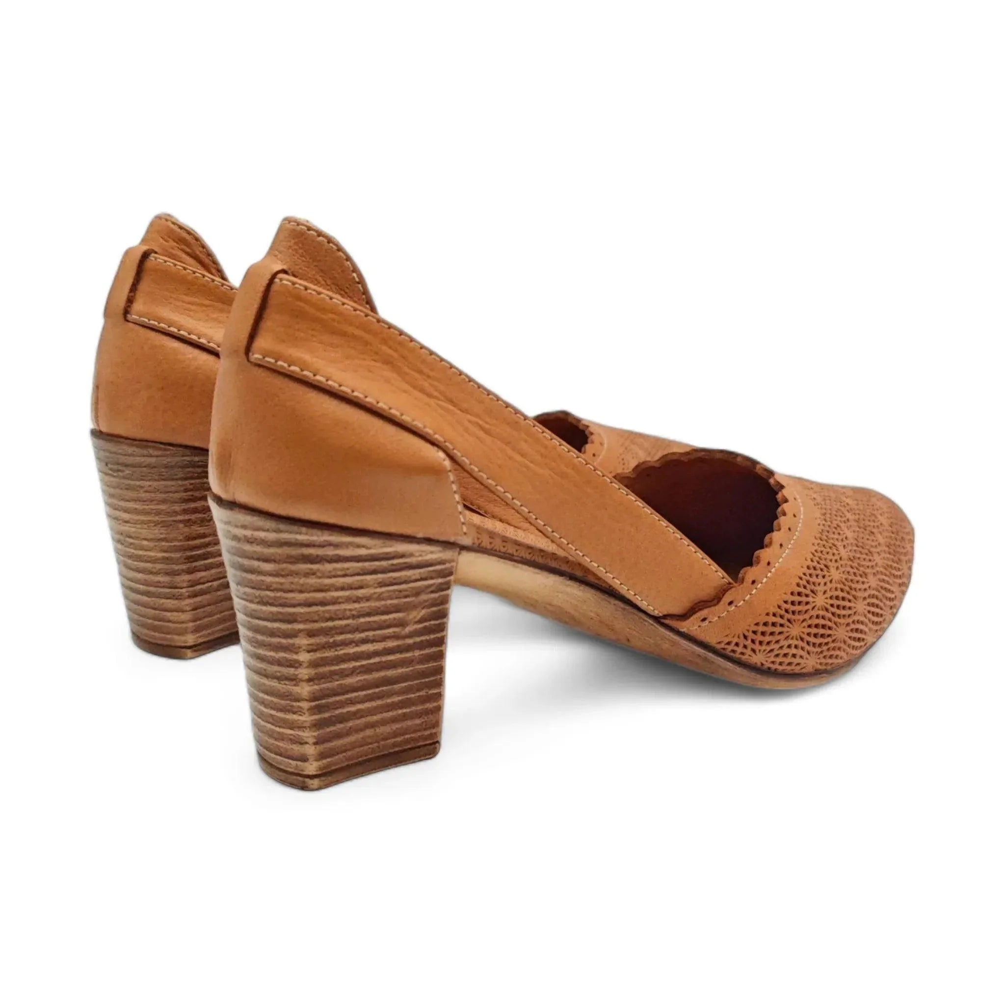 Ballerins klasične cipele na blok štiklu 1000 - Obuća Monah