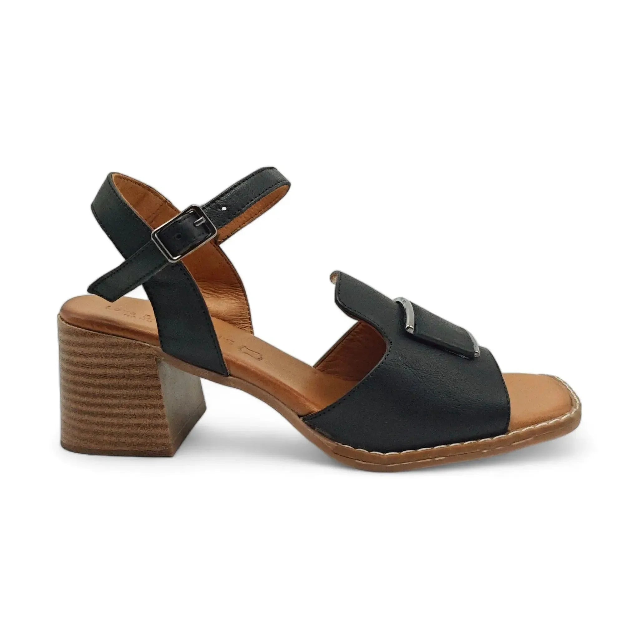 Ballerins 3823 crna pogled desno