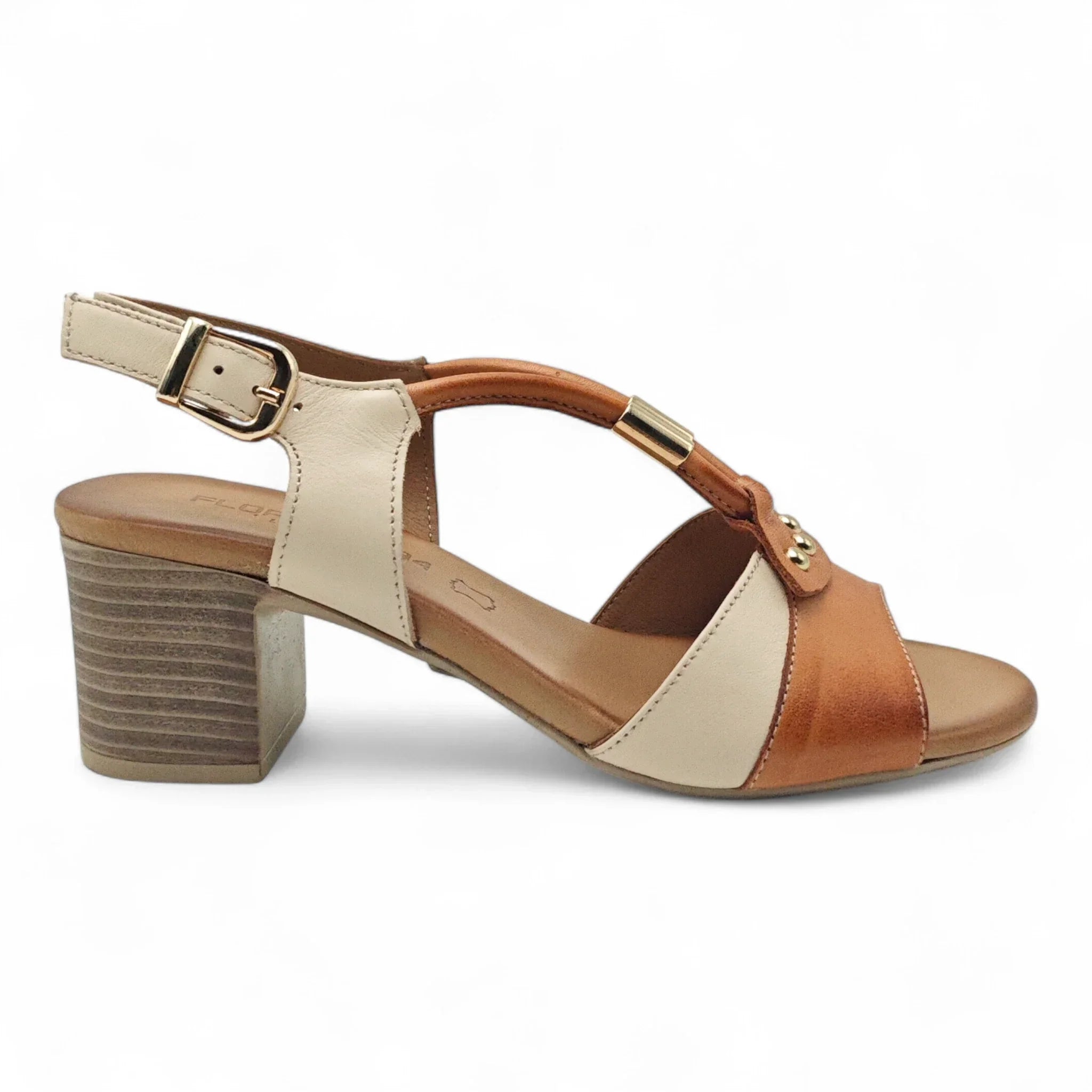 Ballerins sandale sa T-remenom na blok štiklu 7009 - Obuća Monah