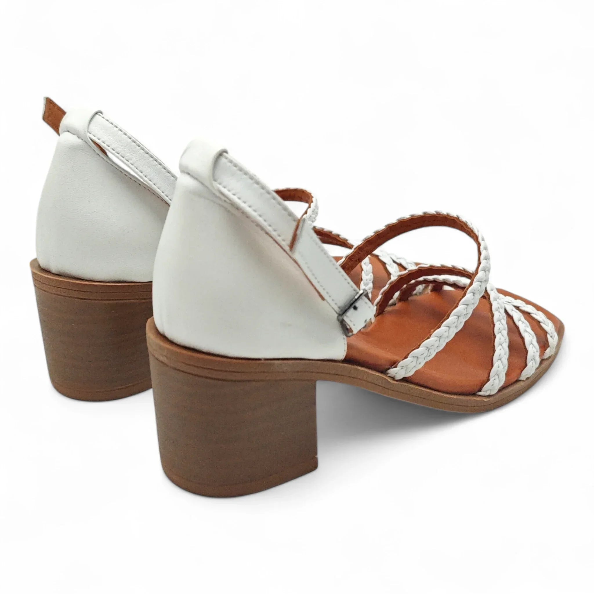 Ballerins sandale sa slingback zglobnim remenom na blok štiklu 465 - Obuća Monah