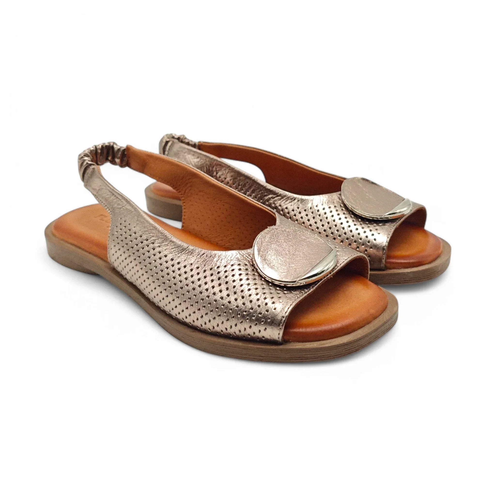 Ballerins ravne sandale sa podesivim remenom 75 - Obuća Monah