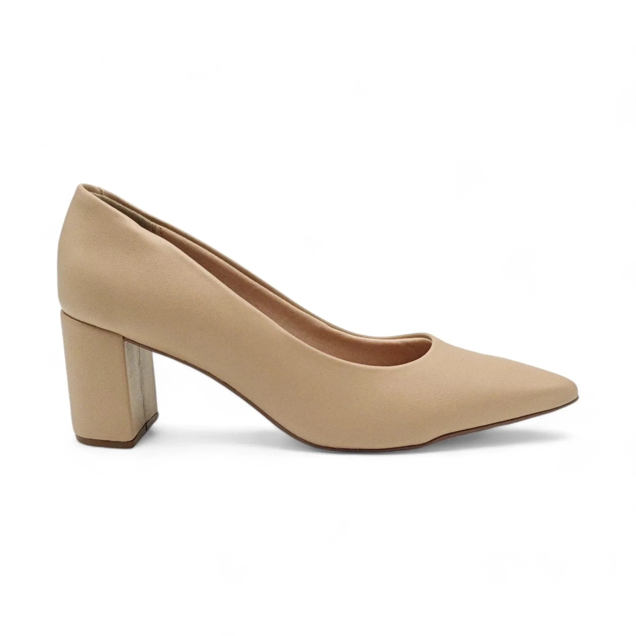 Beira Rio klasične D'Orsay cipele na blok štiklu 200 - Obuća Monah