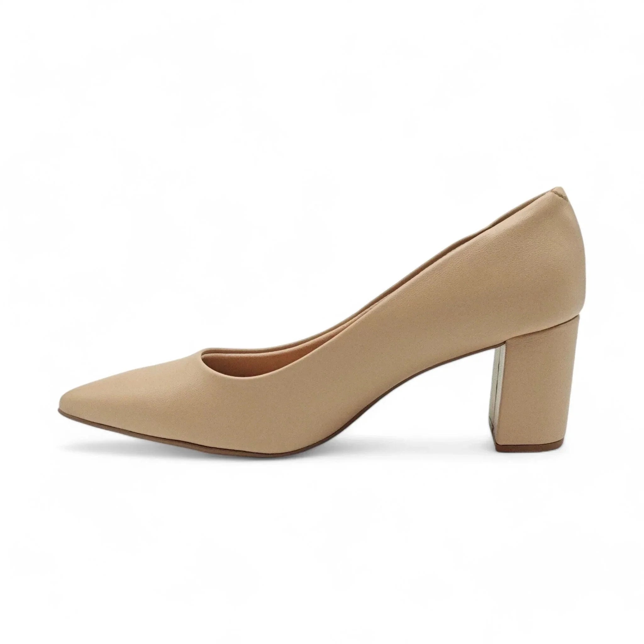 Beira Rio klasične D'Orsay cipele na blok štiklu 200 - Obuća Monah