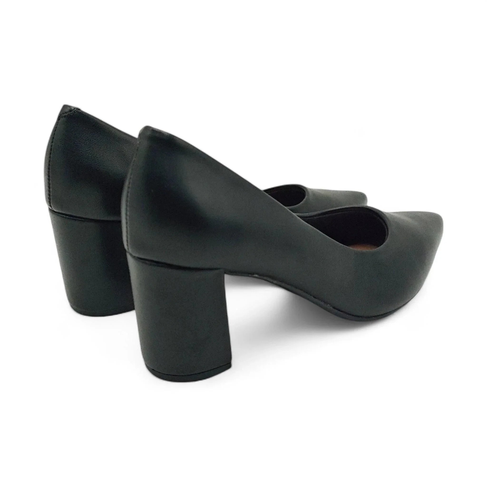 Beira Rio klasične D'Orsay cipele na blok štiklu 200 - Obuća Monah