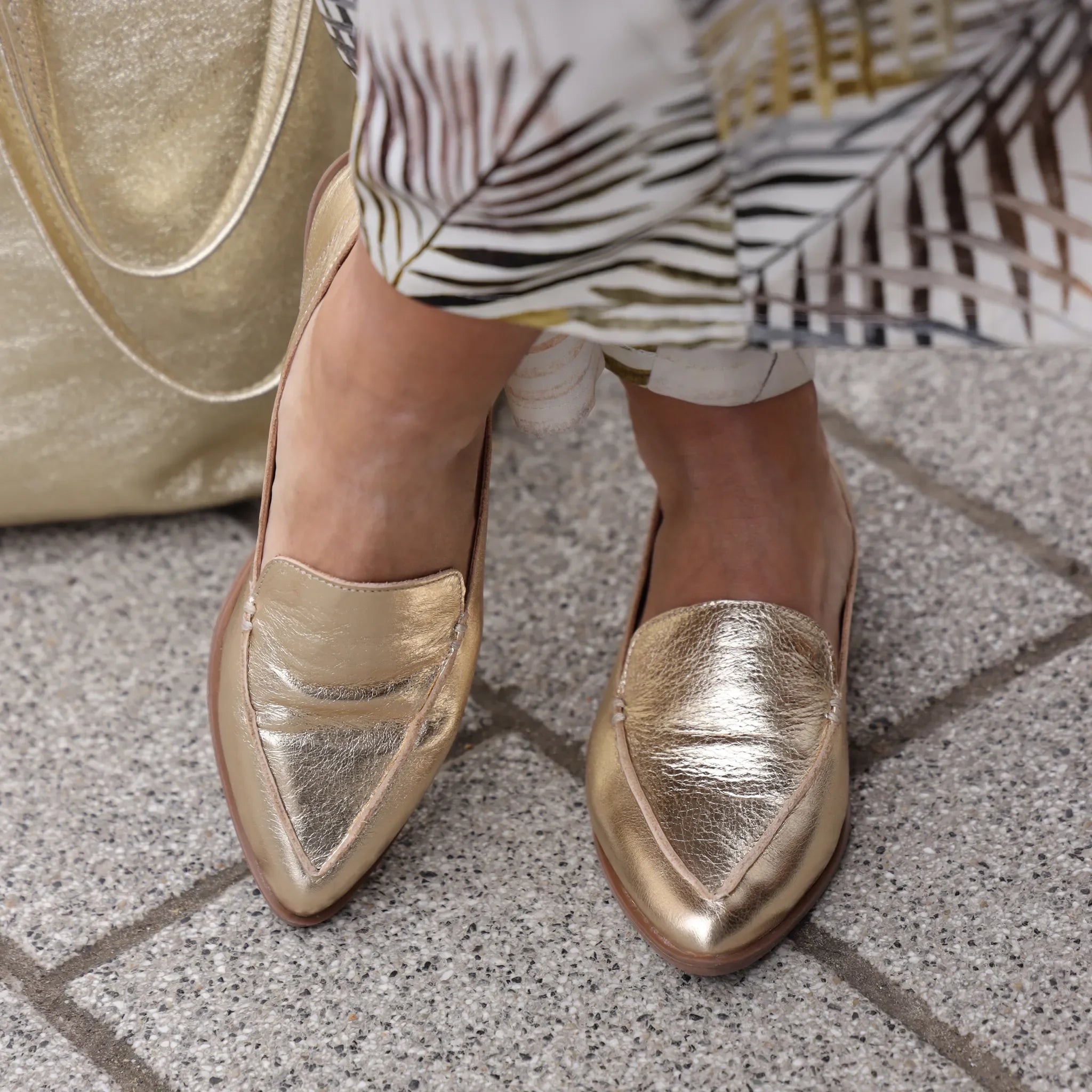 Bueno klasične penny ravne loafersice 01280 - Obuća Monah