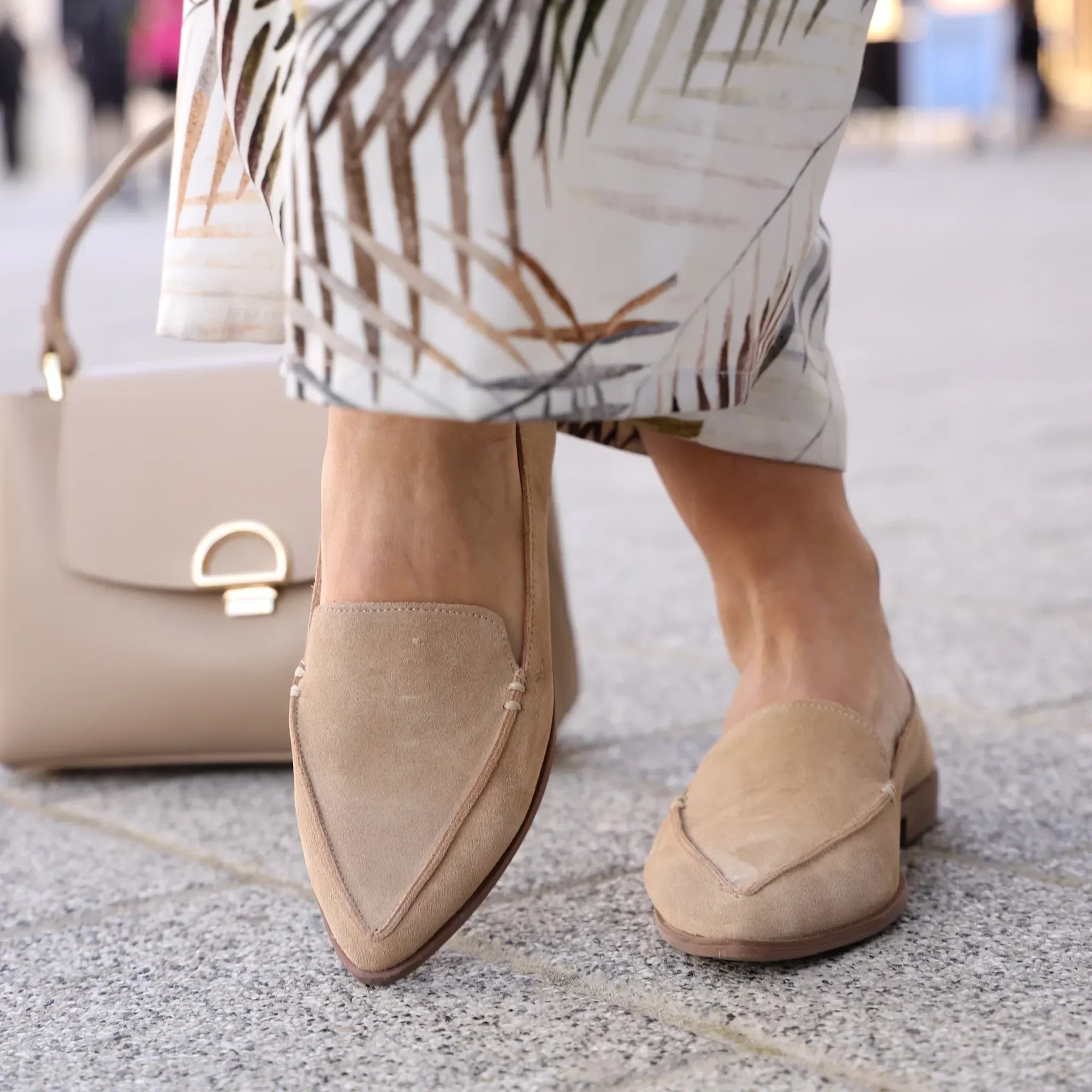 Bueno klasične penny ravne loafersice 01281 - Obuća Monah