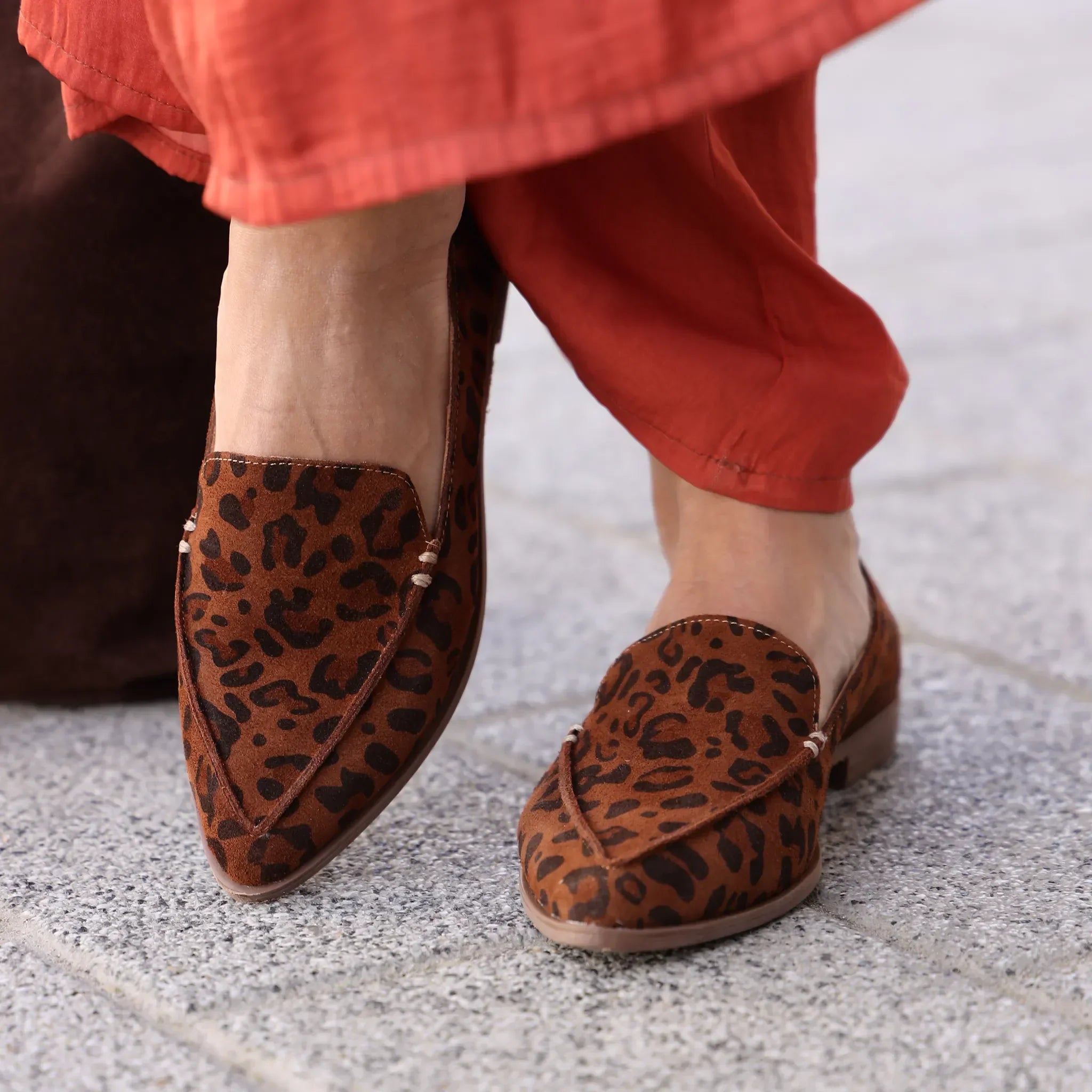 Bueno klasične penny ravne loafersice 01281 - Obuća Monah