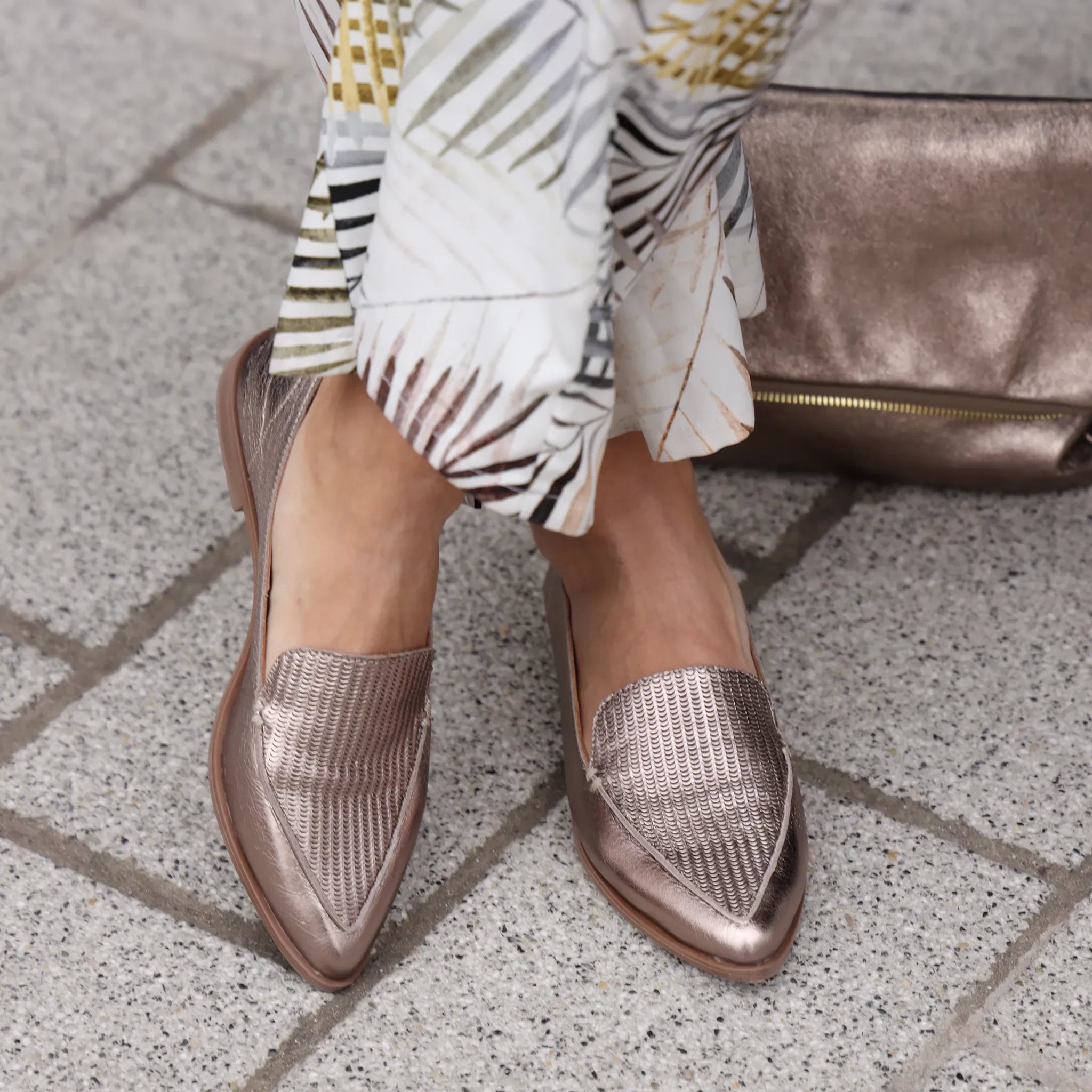 Bueno klasične penny ravne loafersice 0203 - Obuća Monah