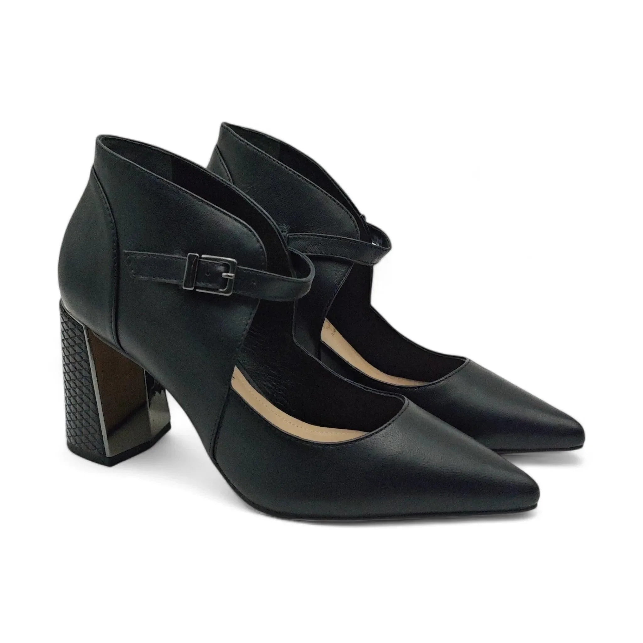 Capelli Rossi klasične D'Orsay cipele na blok štiklu 10229 - Obuća Monah