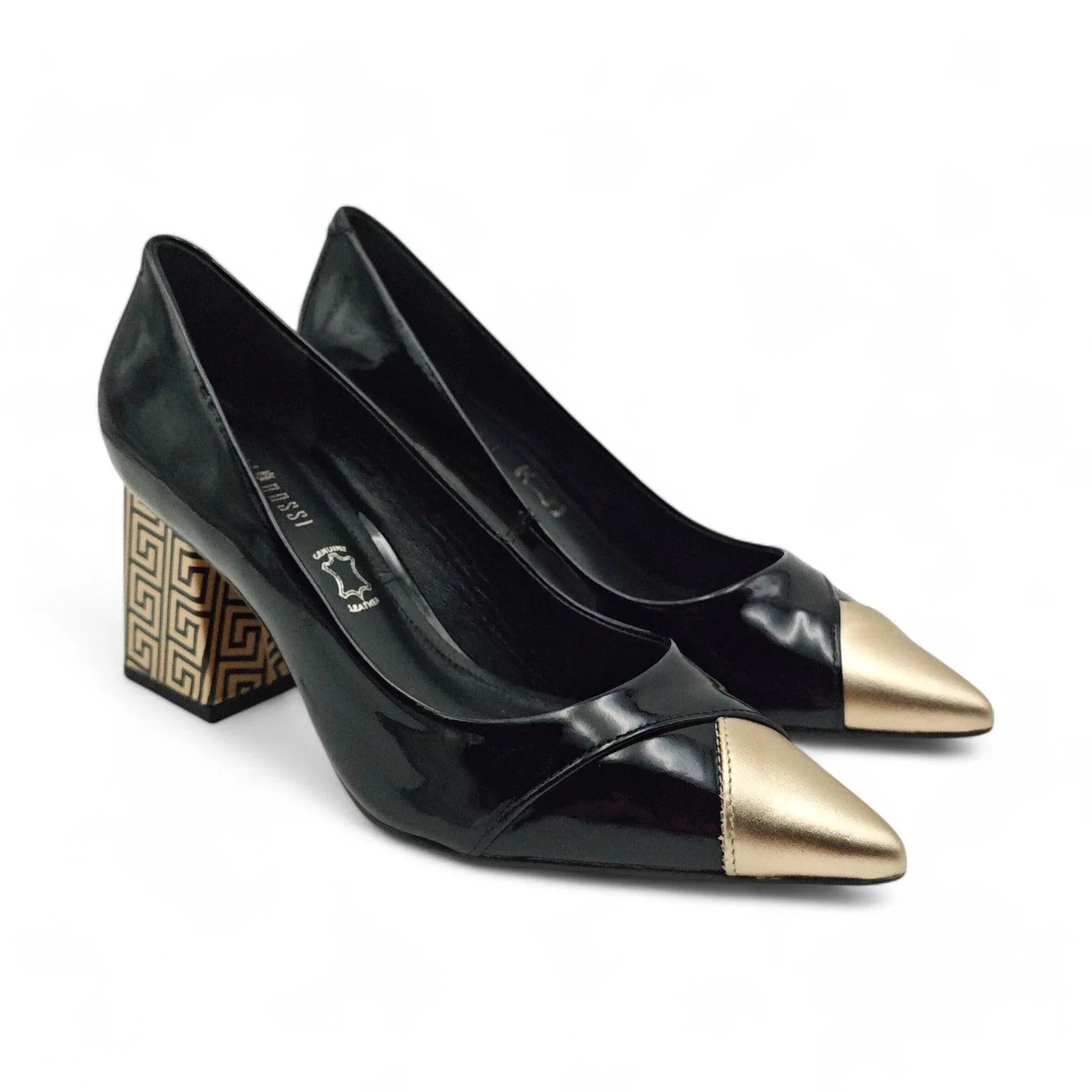 Capelli Rossi klasične D'Orsay cipele na blok štiklu 11053 - Obuća Monah