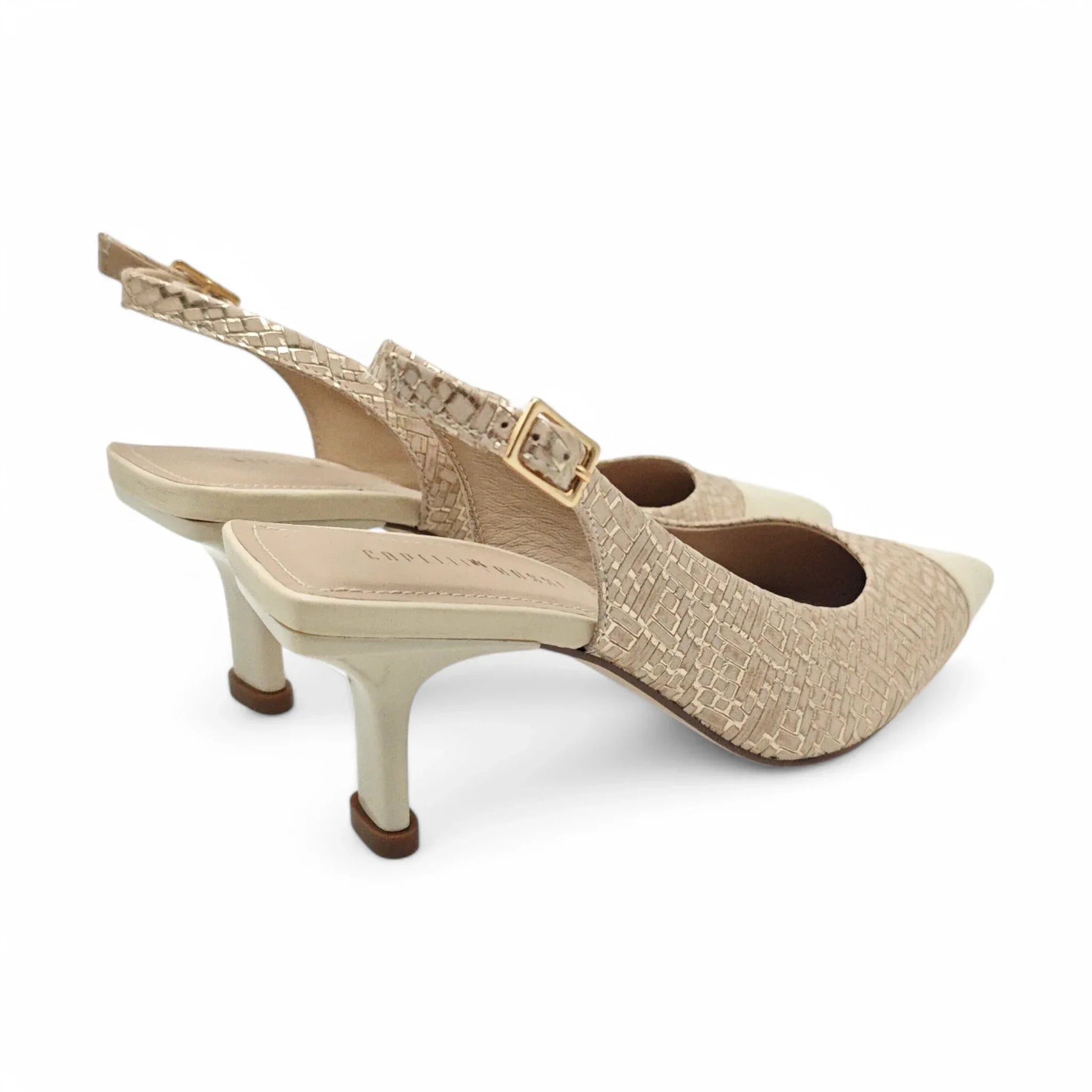 Capelli Rossi slingback D'Orsay sandale na mačiju štiklu 10856 - Obuća Monah