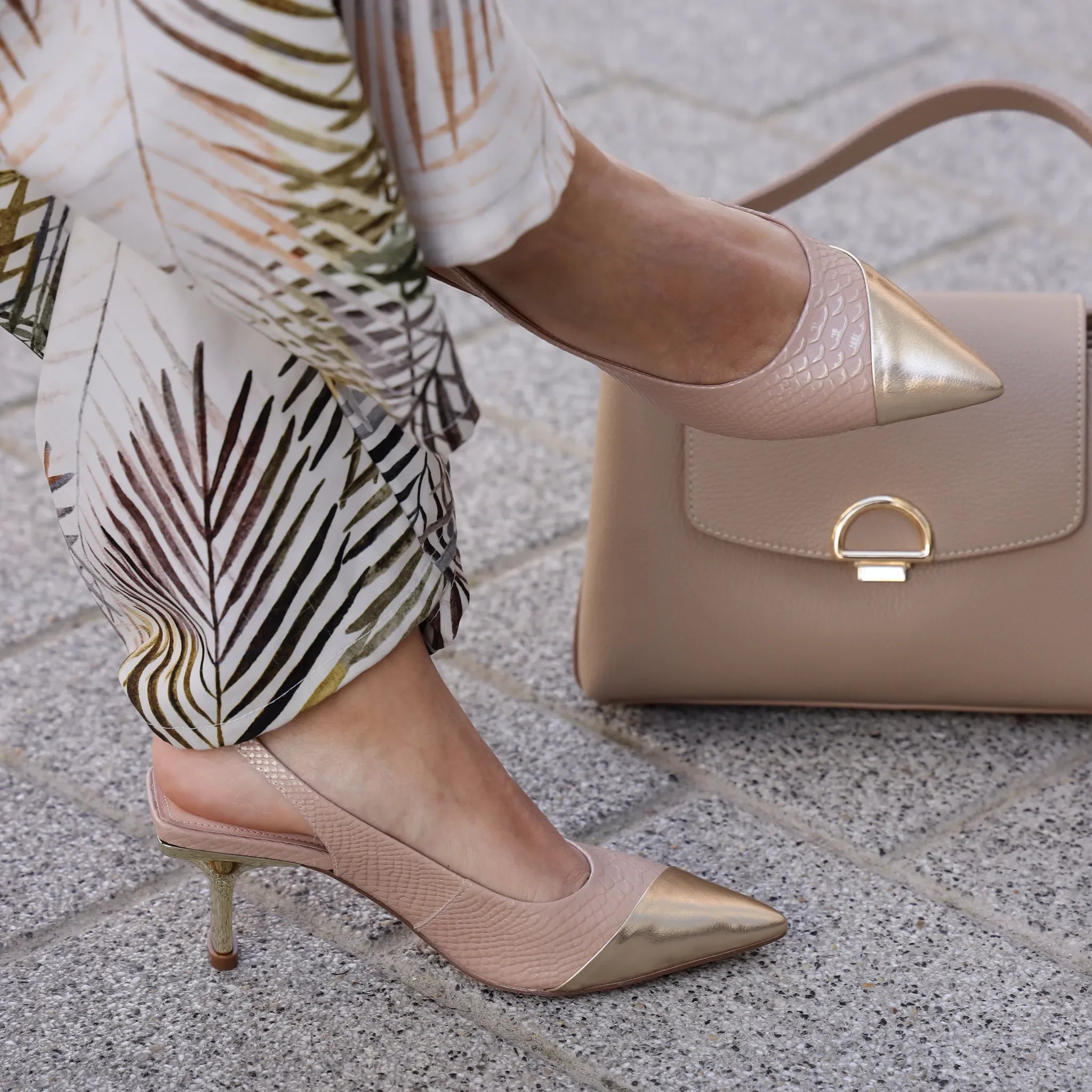 Capelli Rossi slingback D'Orsay sandale na mačiju štiklu 10856 - Obuća Monah