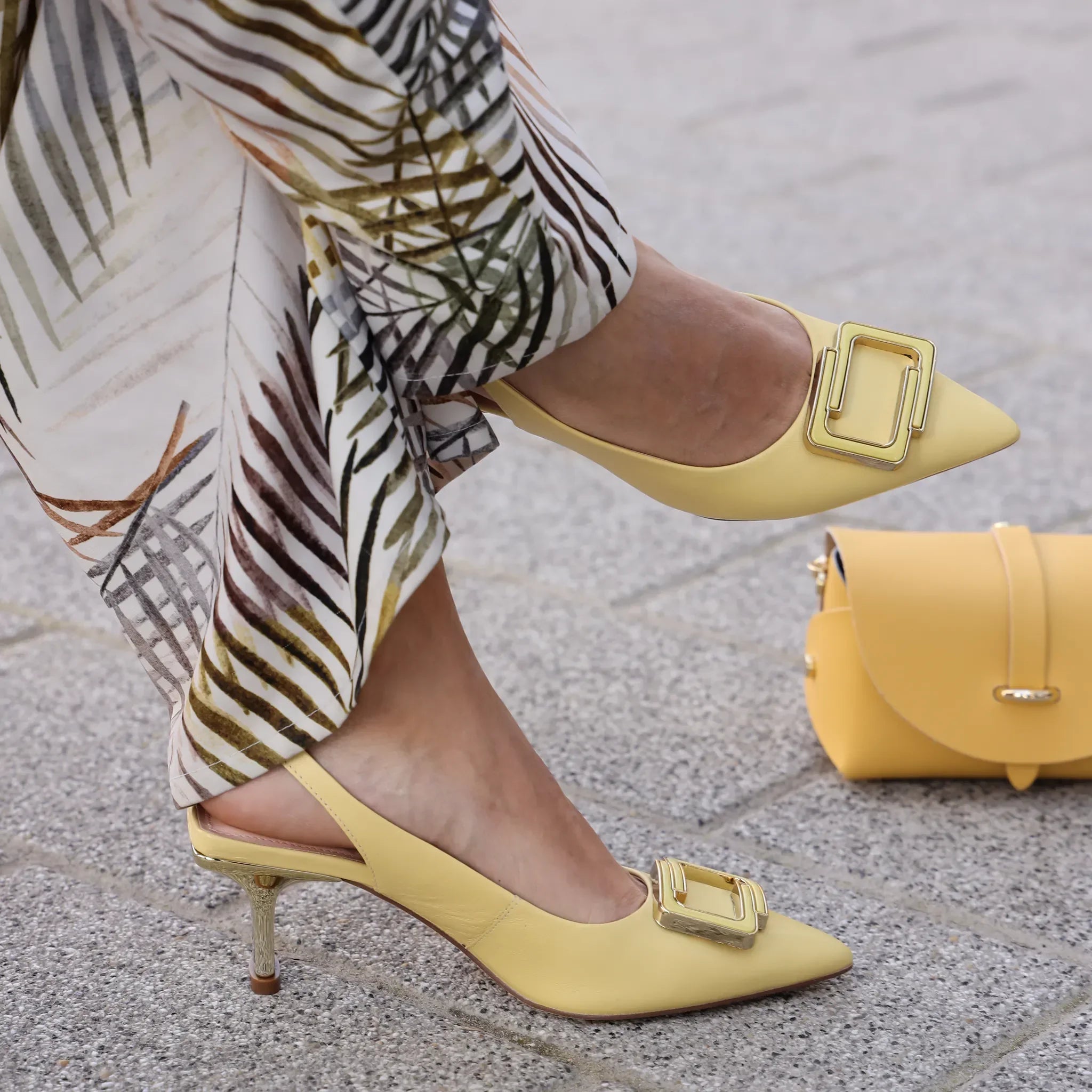 Capelli Rossi slingback D'Orsay sandale na mačiju štiklu 11594 - Obuća Monah