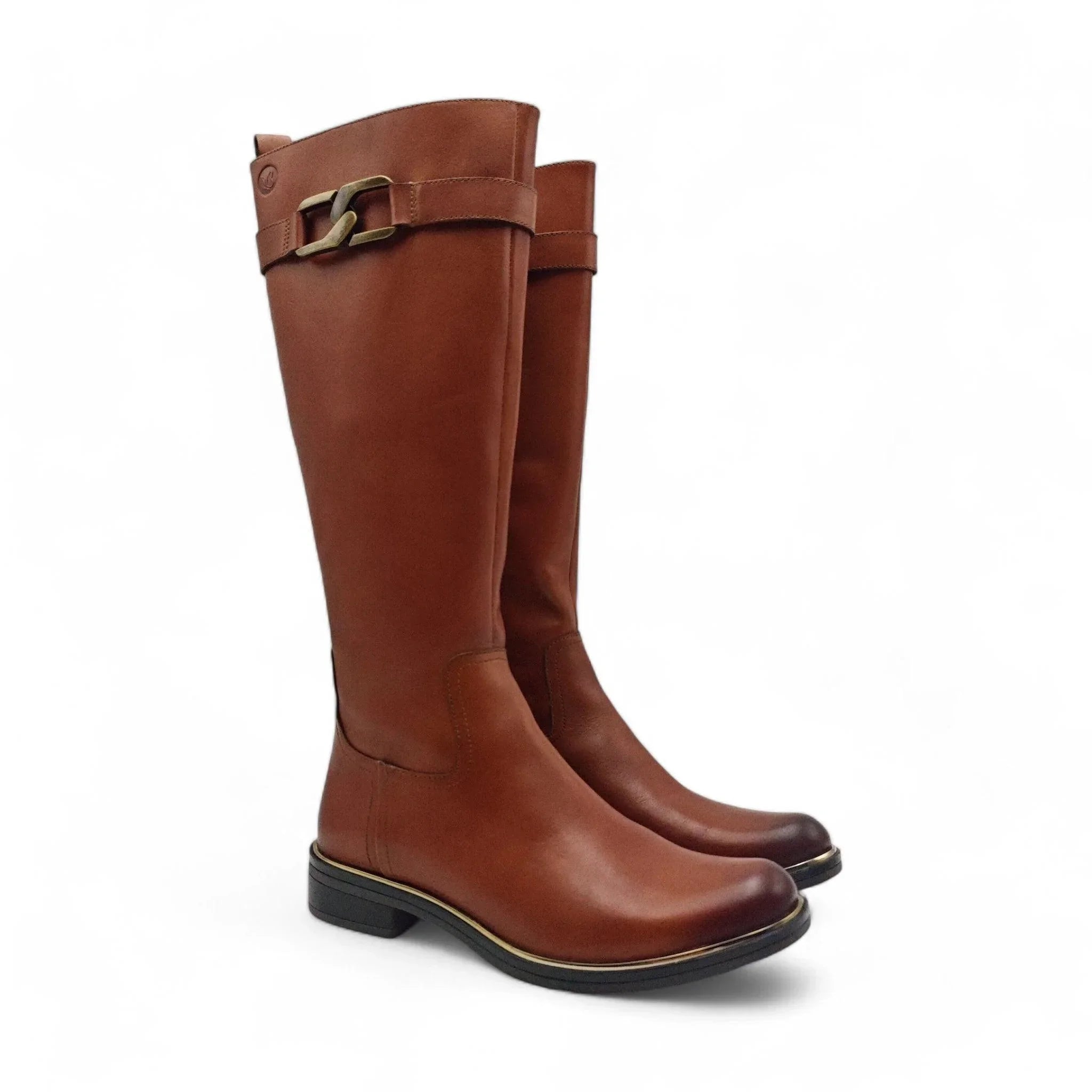 Caprice duboke ravne čizme sa zip zatvaračem 25503 - Obuća Monah