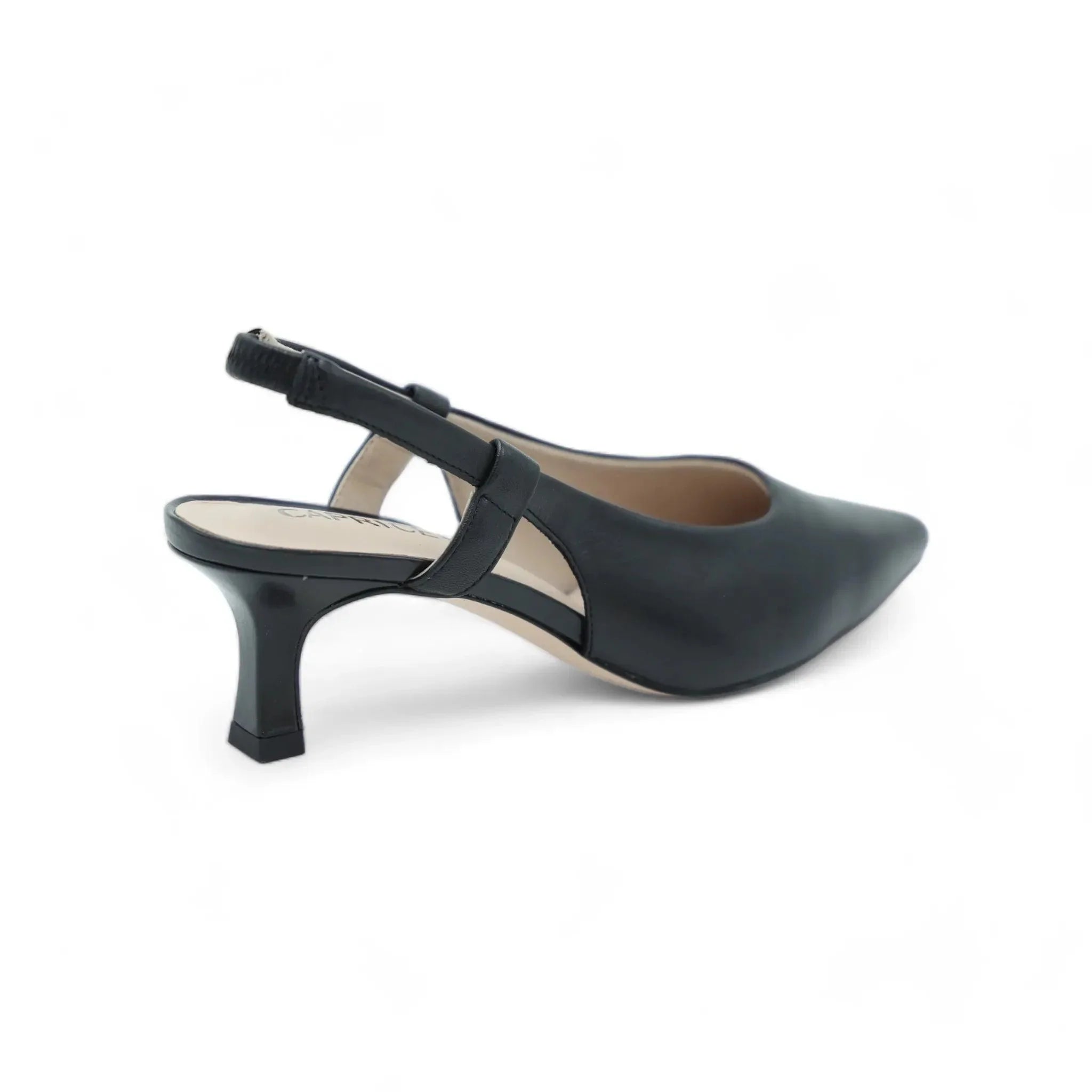 Caprice slingback D'Orsay sandale na mačiju štiklu 29601 - Obuća Monah