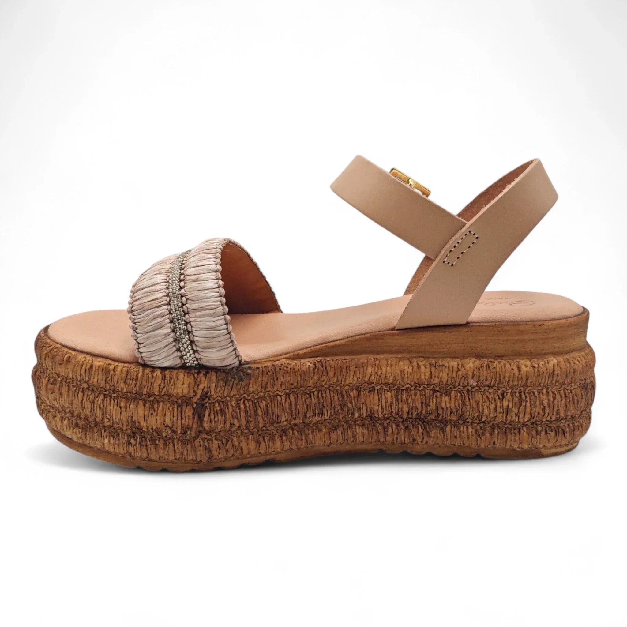 Carlo Pera sandale na punu petu sa remenom za gležanj 5821 - Obuća Monah