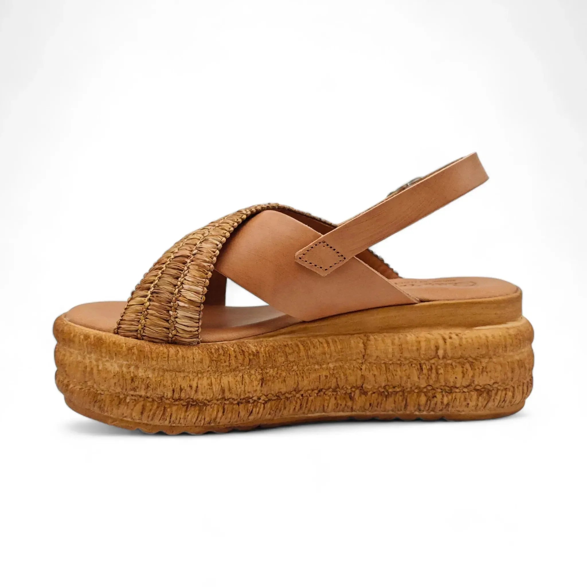 Carlo Pera sportske ravne sandale sa remenom za gležanj 5716 - Obuća Monah