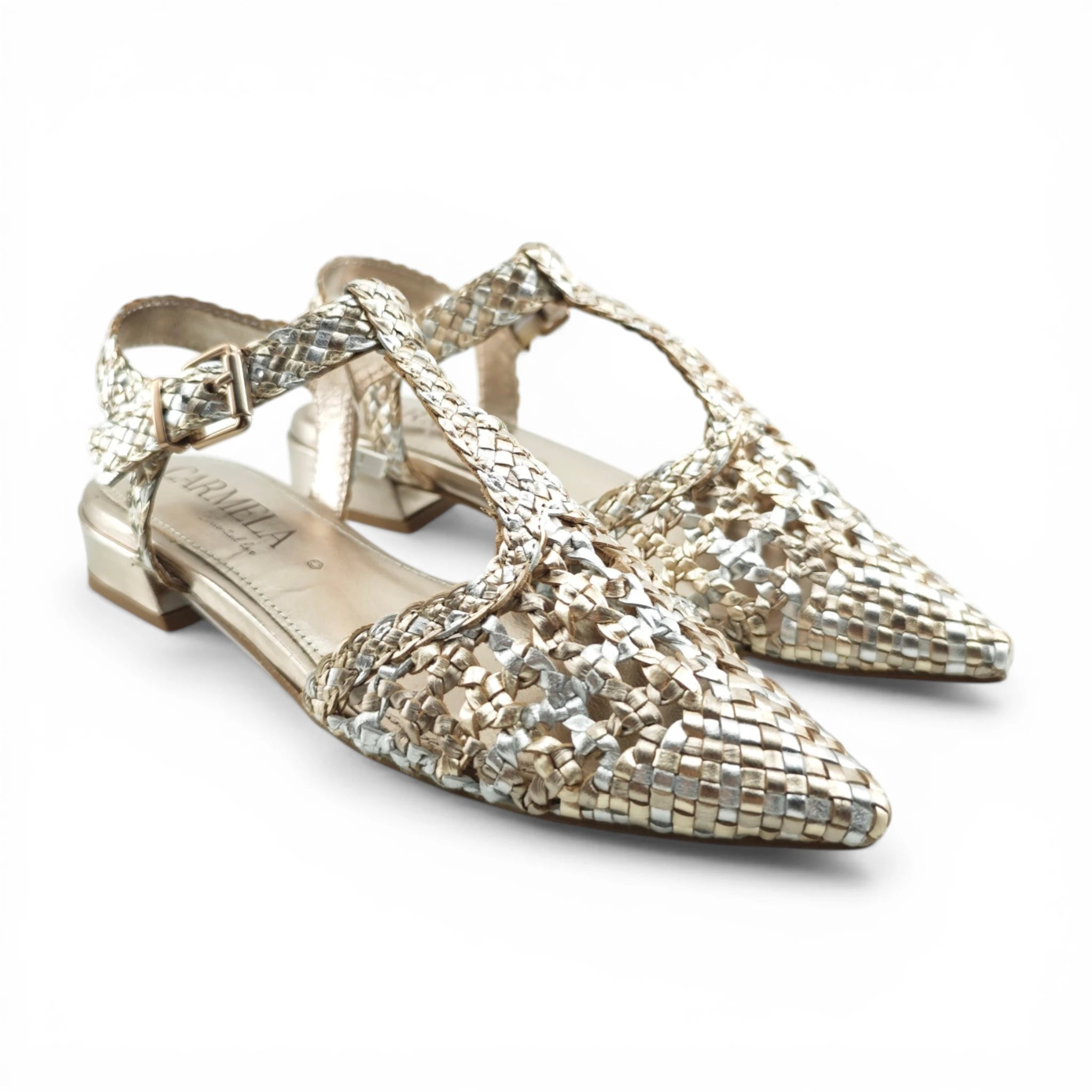 Sandale ravne sa stražnjim remenom Carmela 162184 za svakodnevno nošenje