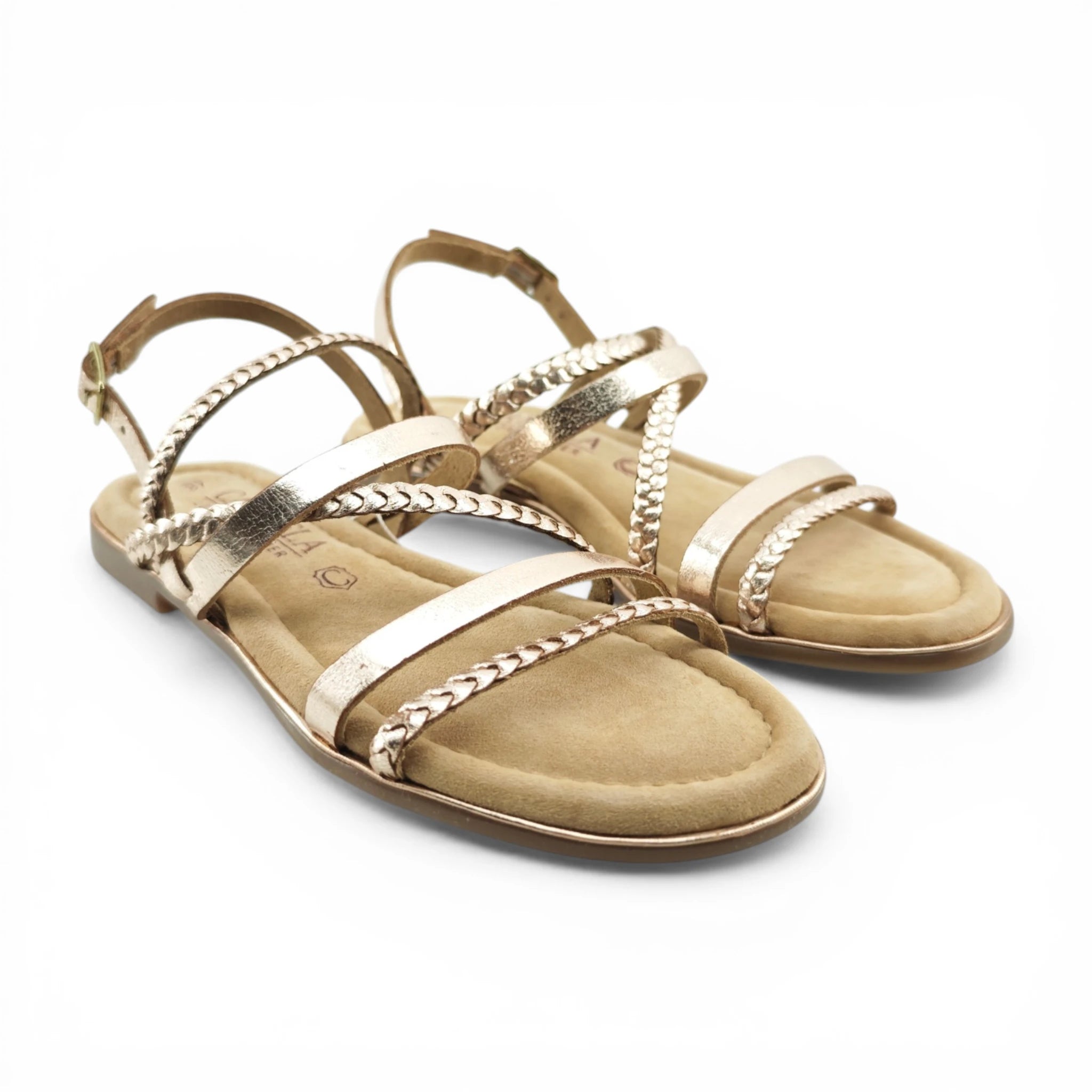 Sandale ravne sa stražnjim remenom Carmela 162385 za ležerne prilike