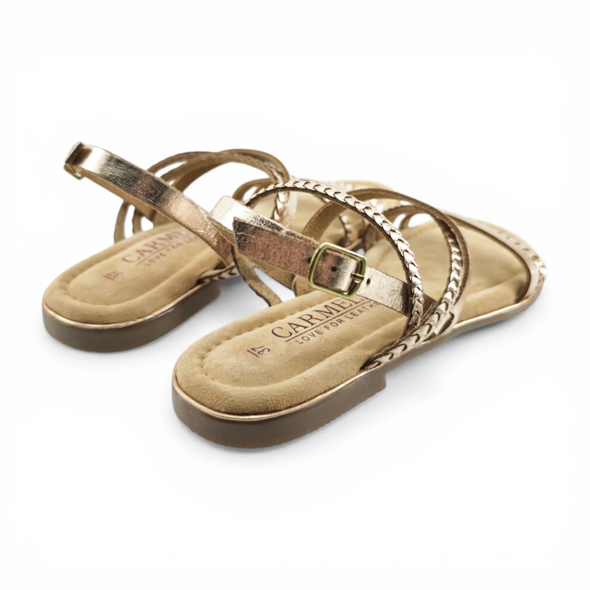 Sandale ravne sa stražnjim remenom Carmela 162385 za ležerne prilike