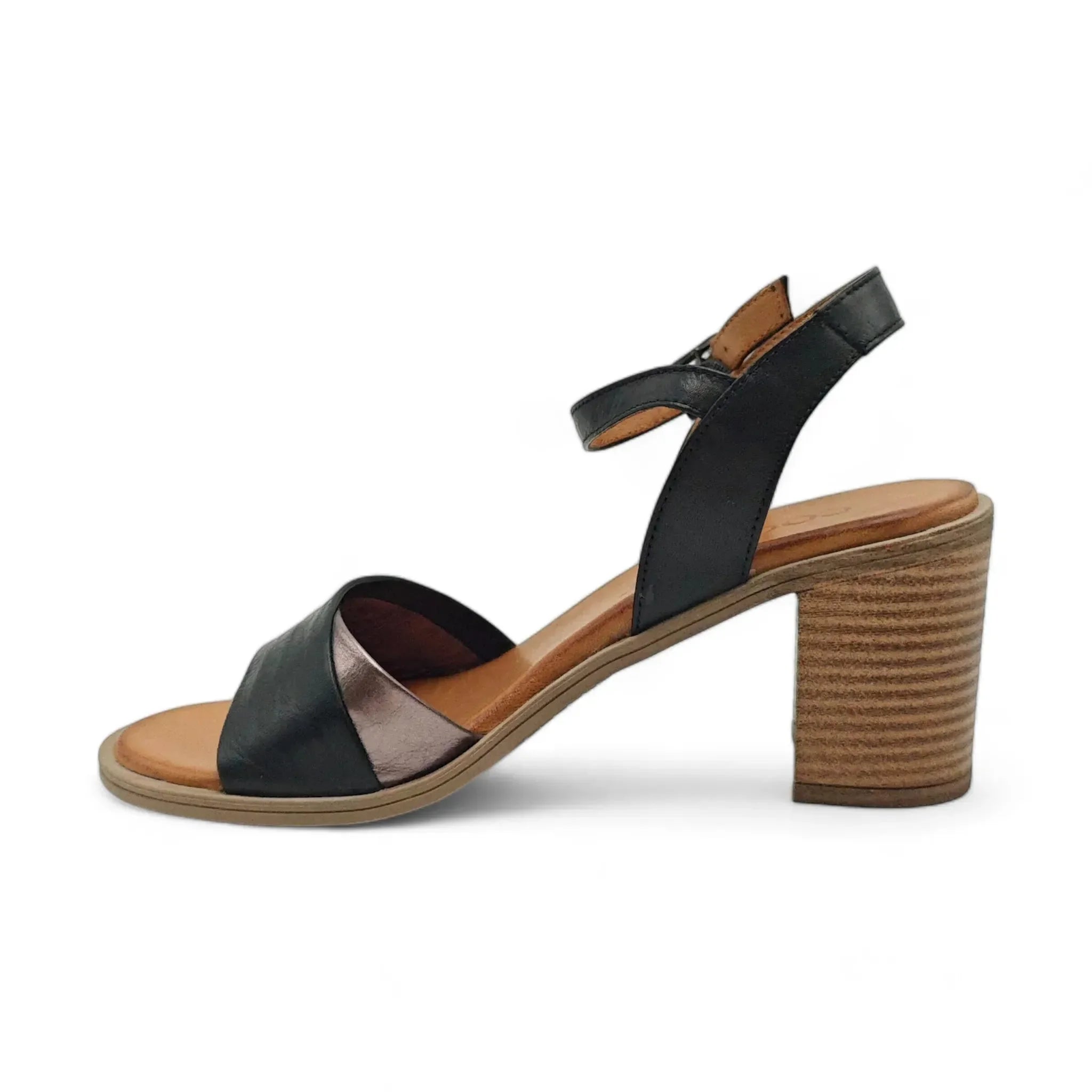 Coconut sandale sa remenom za gležanj na blok štiklu 1927 - Obuća Monah