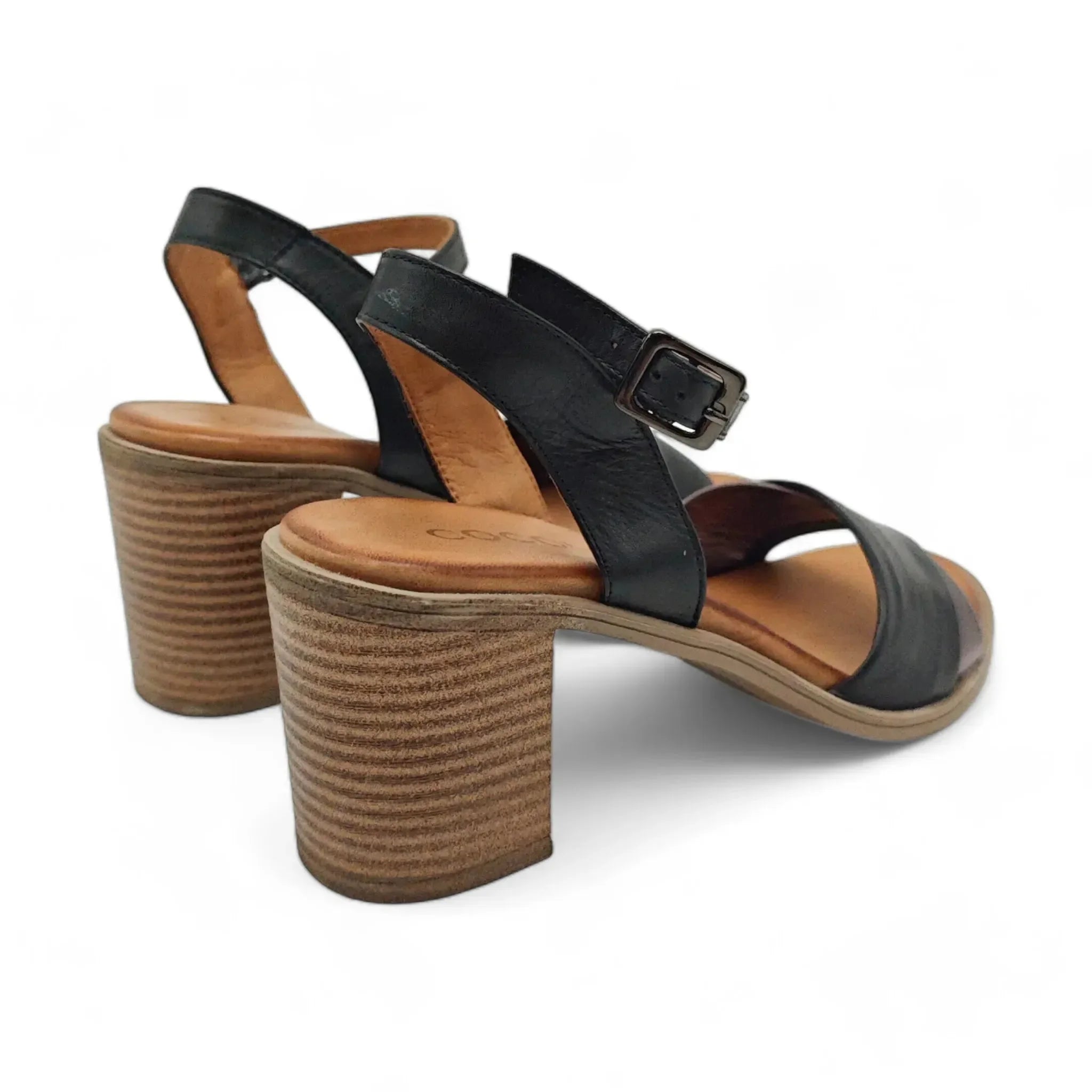 Coconut sandale sa remenom za gležanj na blok štiklu 1927 - Obuća Monah