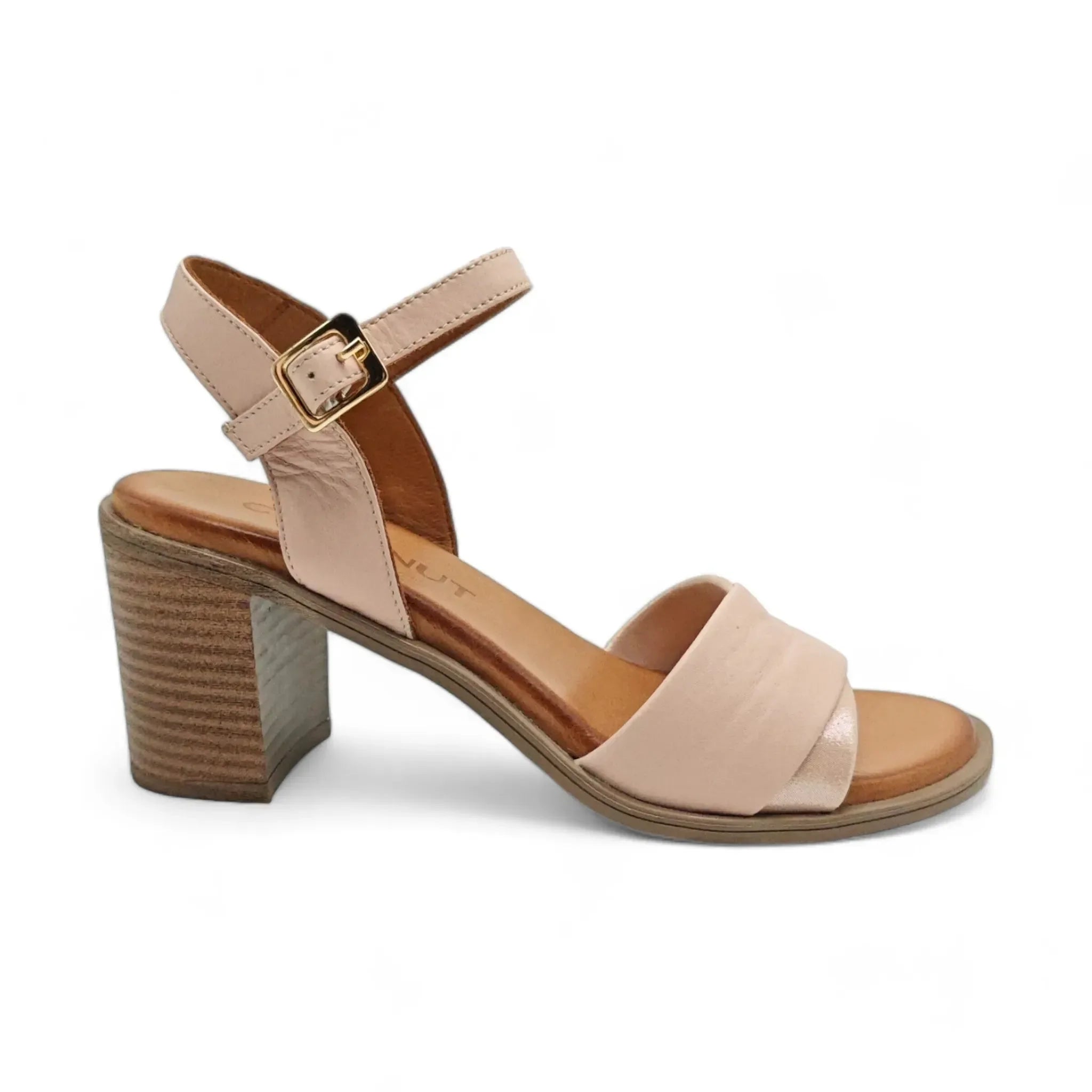 Coconut sandale sa remenom za gležanj na blok štiklu 1927 - Obuća Monah