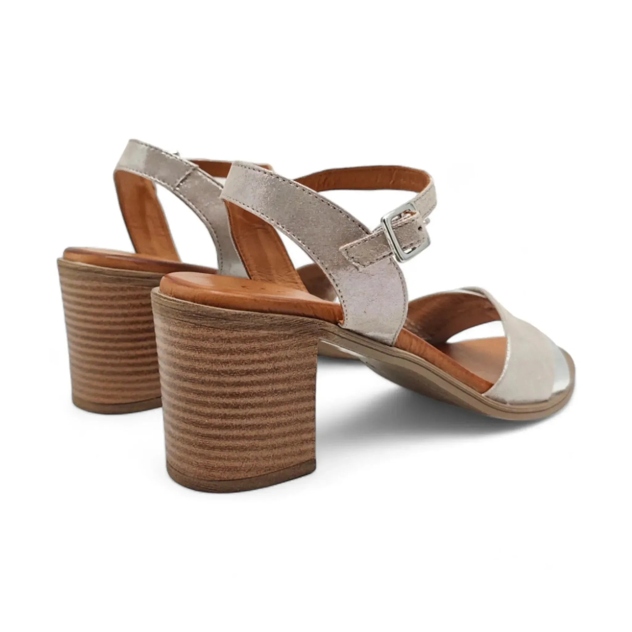 Coconut sandale sa remenom za gležanj na blok štiklu 1927 - Obuća Monah