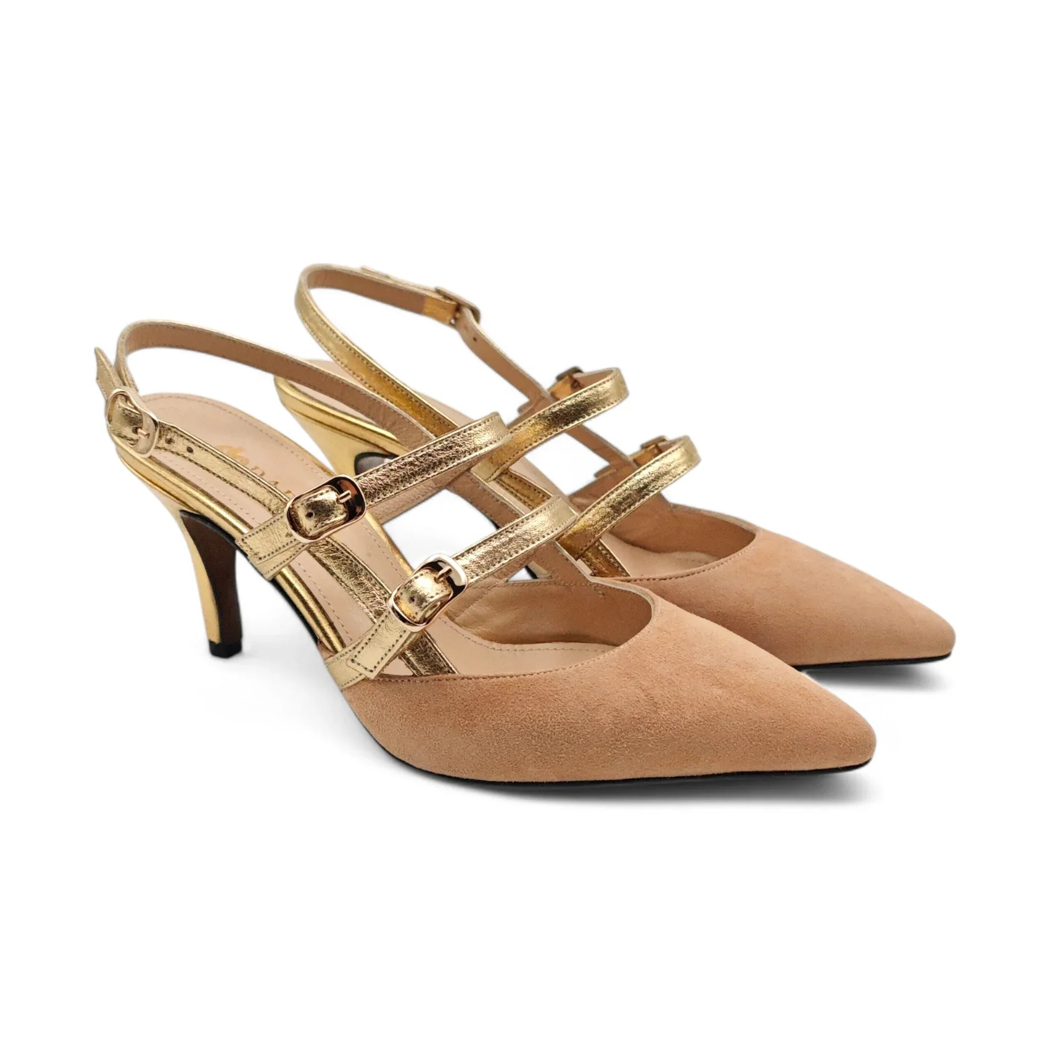 Daphne klasične D'Orsay sandale na mačiju štiklu 2793 - Obuća Monah