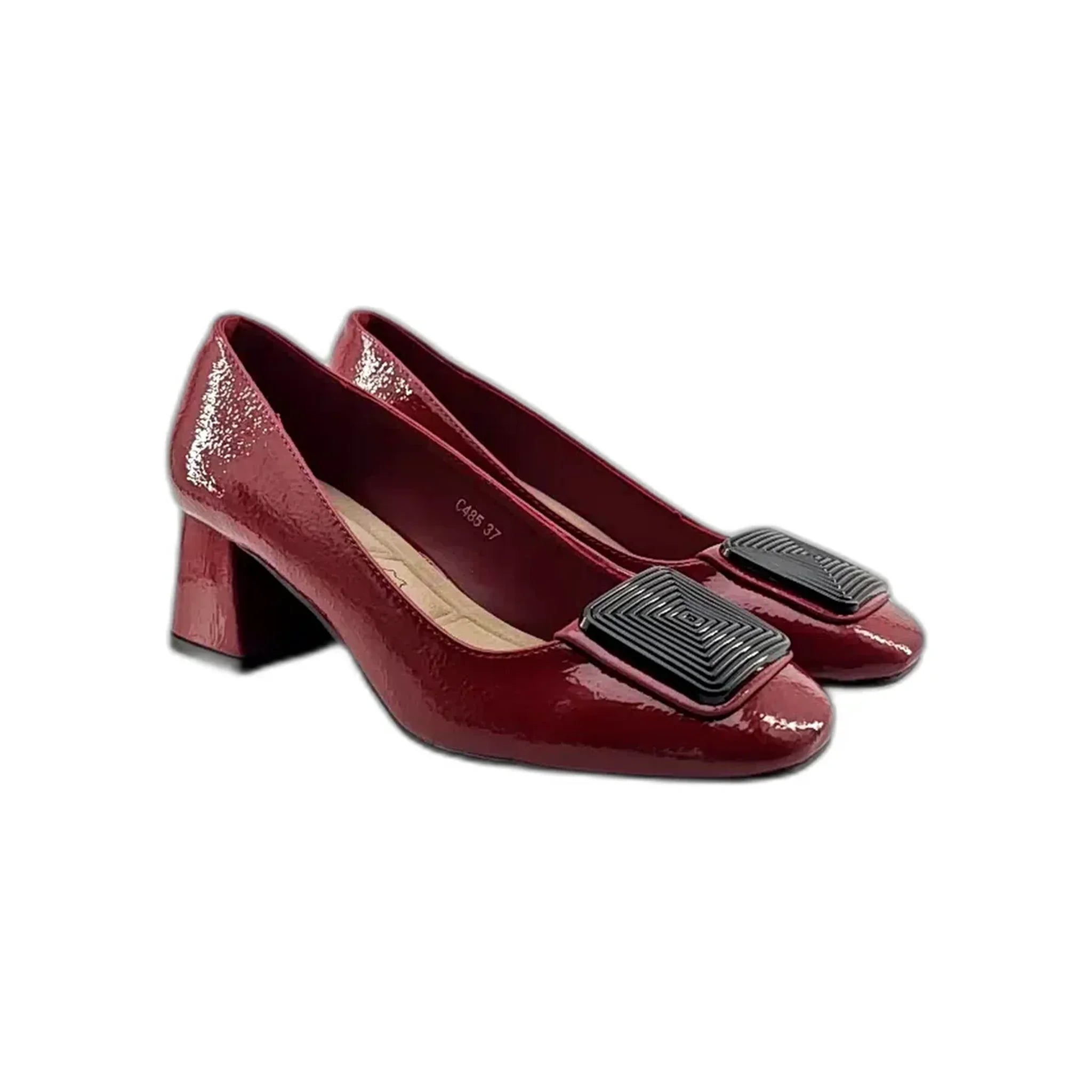 Emelie Strandberg klasične cipele na blok štiklu 485 - Obuća Monah