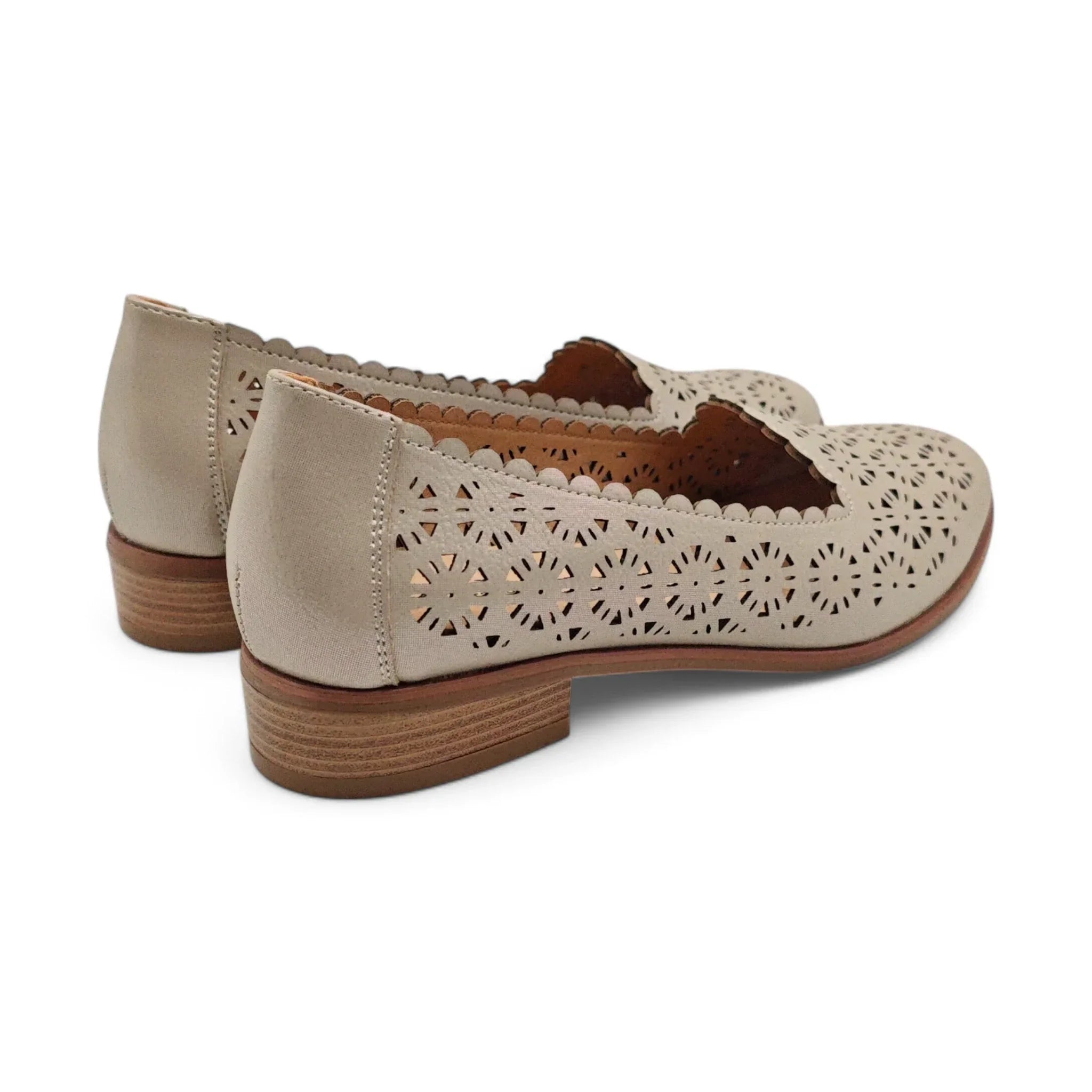 Emelie Strandberg 351 maglovito taupe pogled straga