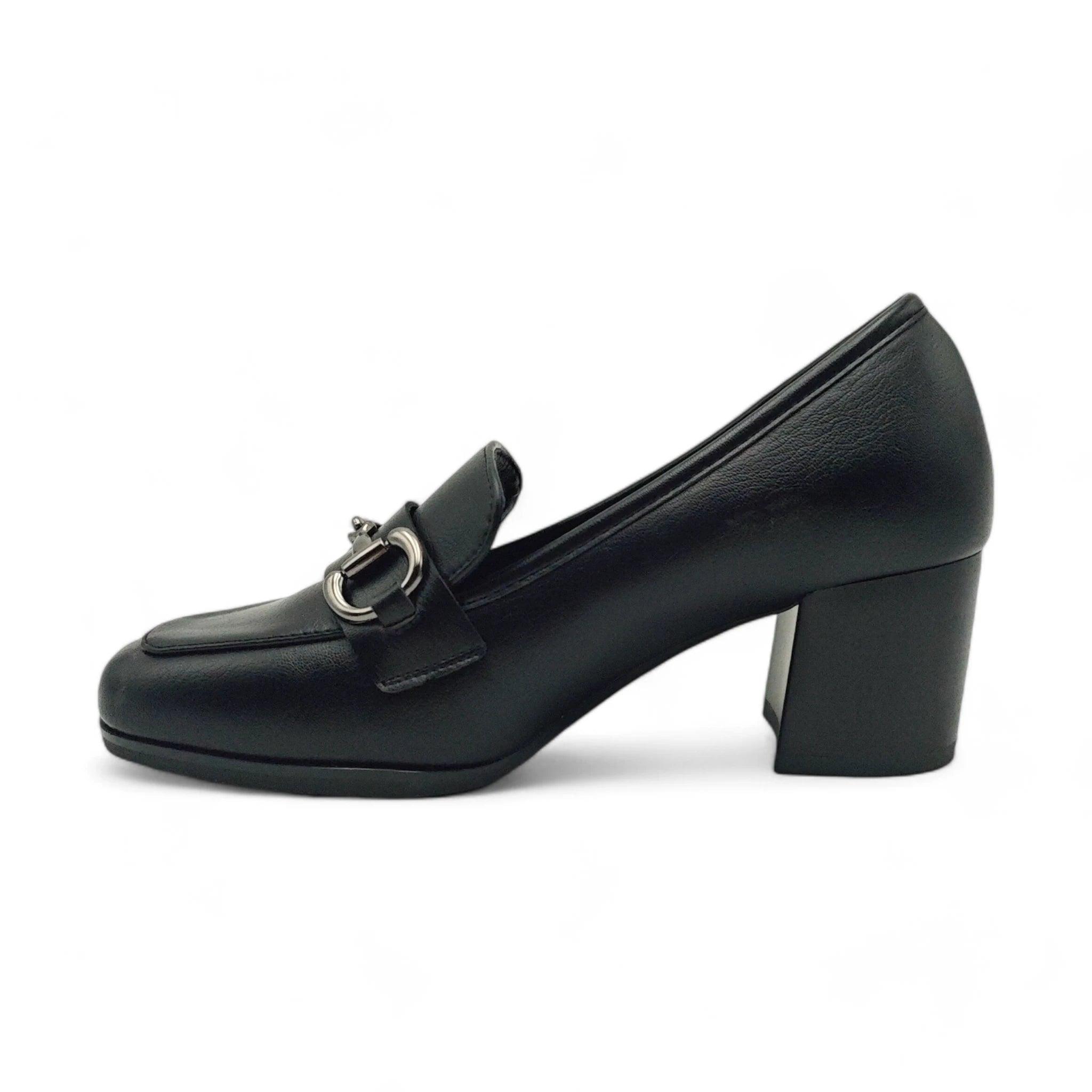 Emelie Strandberg klasične loafersice na blok štiklu 3684 - Obuća Monah