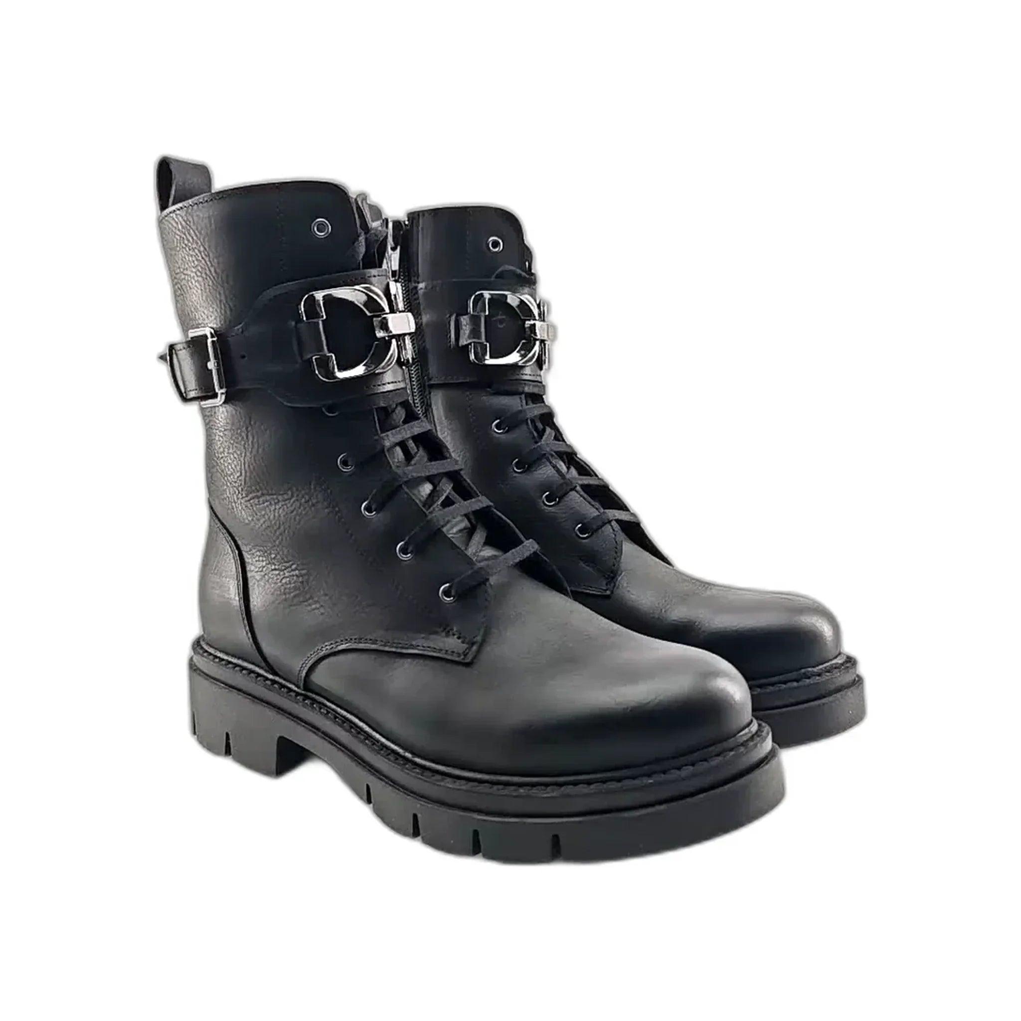 Florida kratke ravne čizme Martinke sa zip zatvaračem 5858 - Obuća Monah