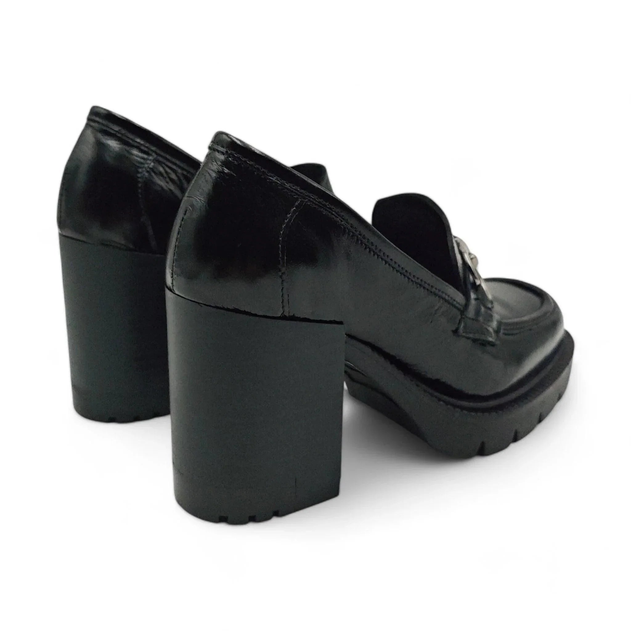 Florida klasične loafersice na blok štiklu 5494 - Obuća Monah