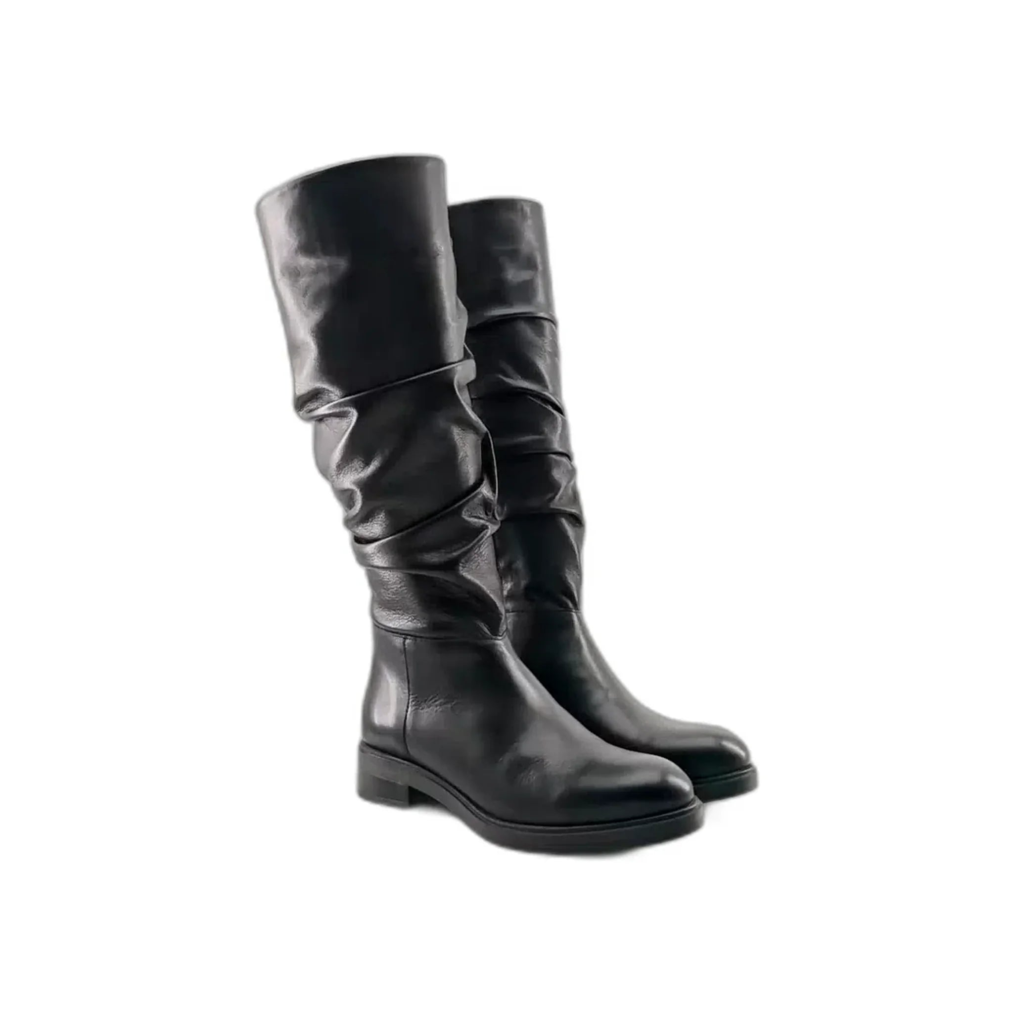 Florida duboke ravne čizme sa zip zatvaračem 5842