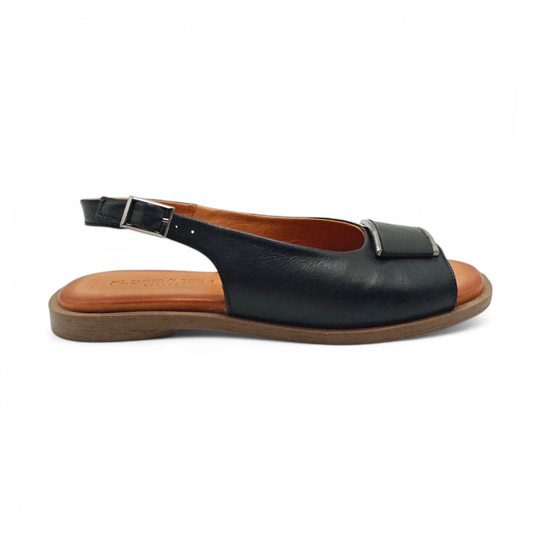 Ballerins 76 crna pogled desno