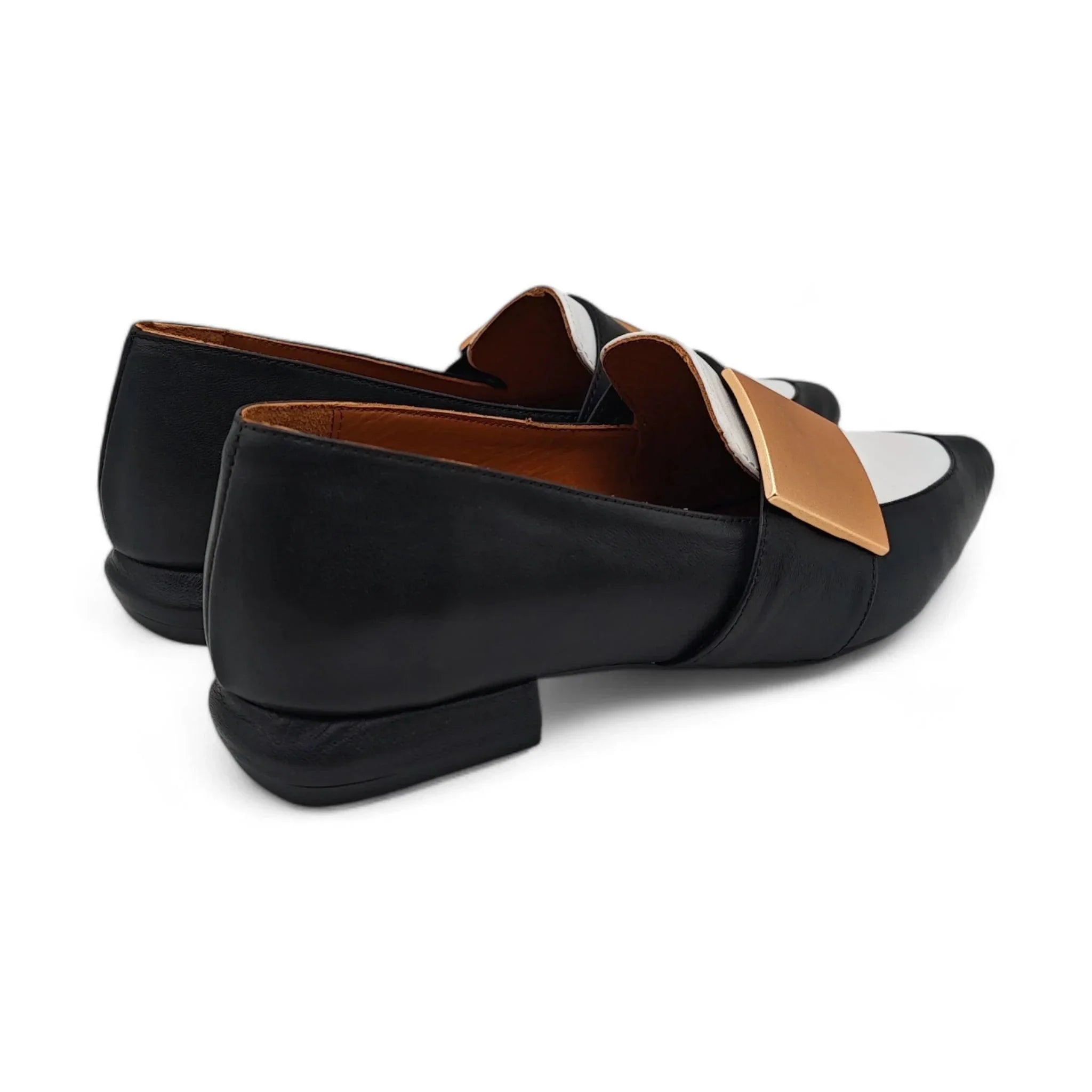 Invento klasične formalne kaluđerke na blok štiklu 111041 - Obuća Monah