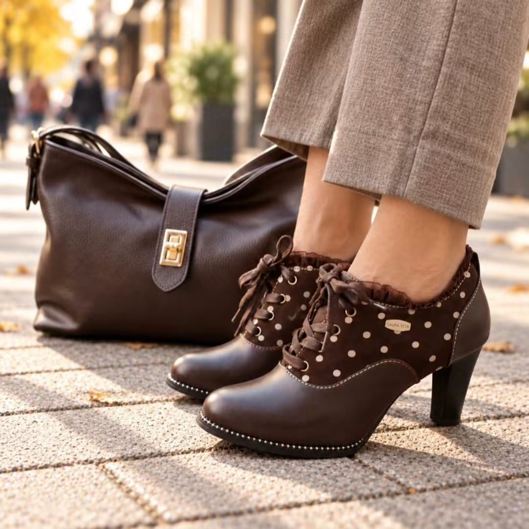Laura Vita 8089 braon on foot #Boja_braon