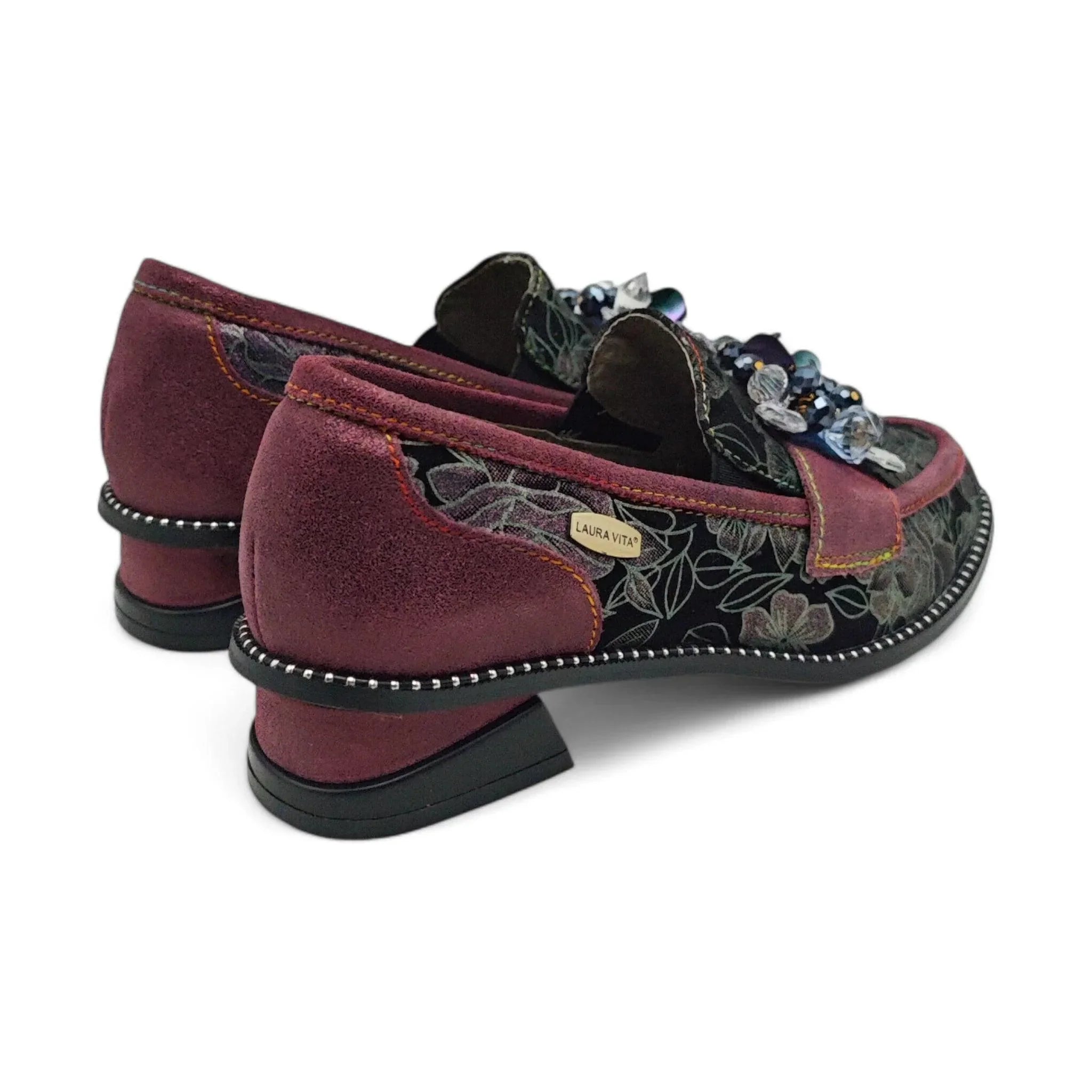 Laura Vita klasične ležerne kaluđerke na blok štiklu 6527 - Obuća Monah