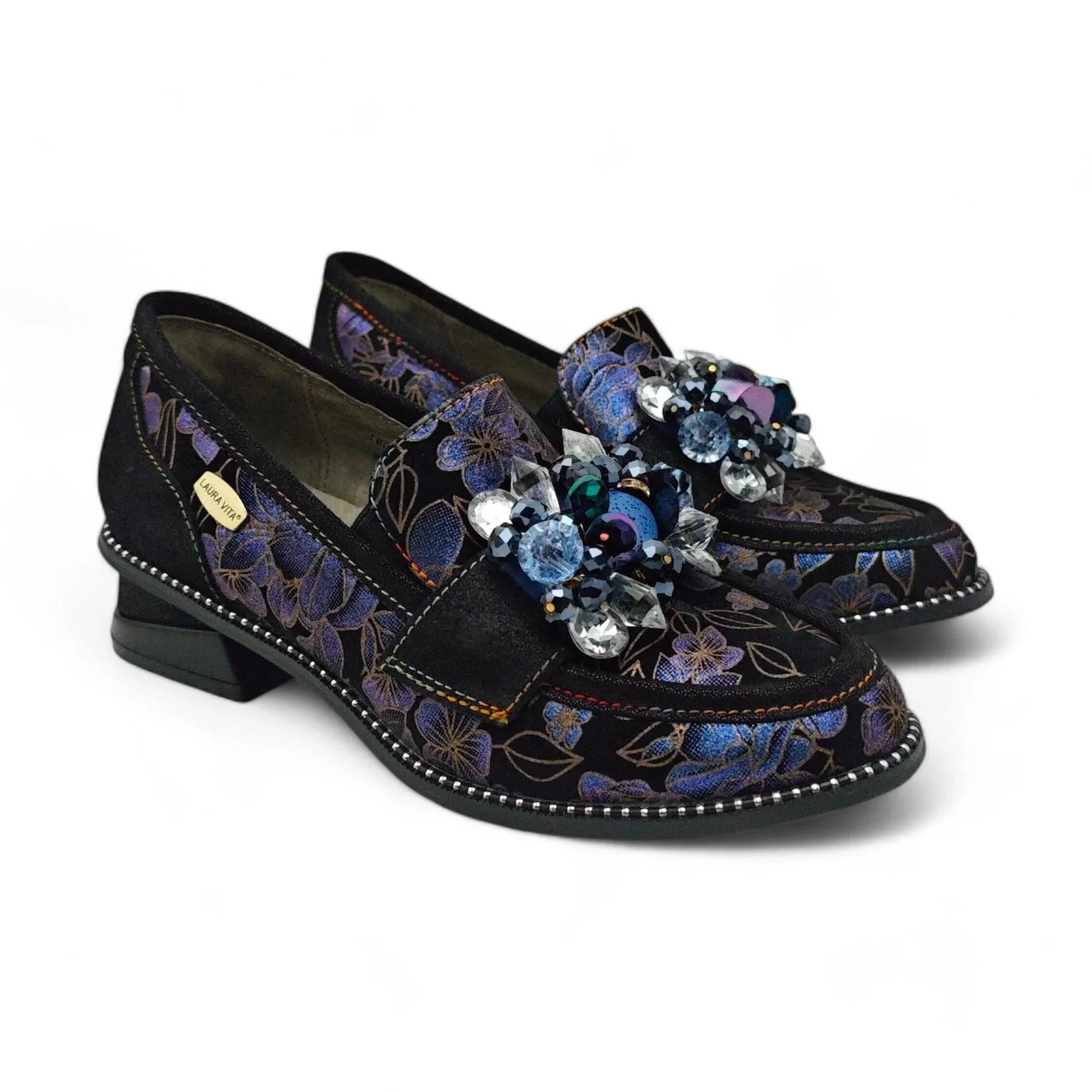 Laura Vita klasične ležerne kaluđerke na blok štiklu 6527 - Obuća Monah