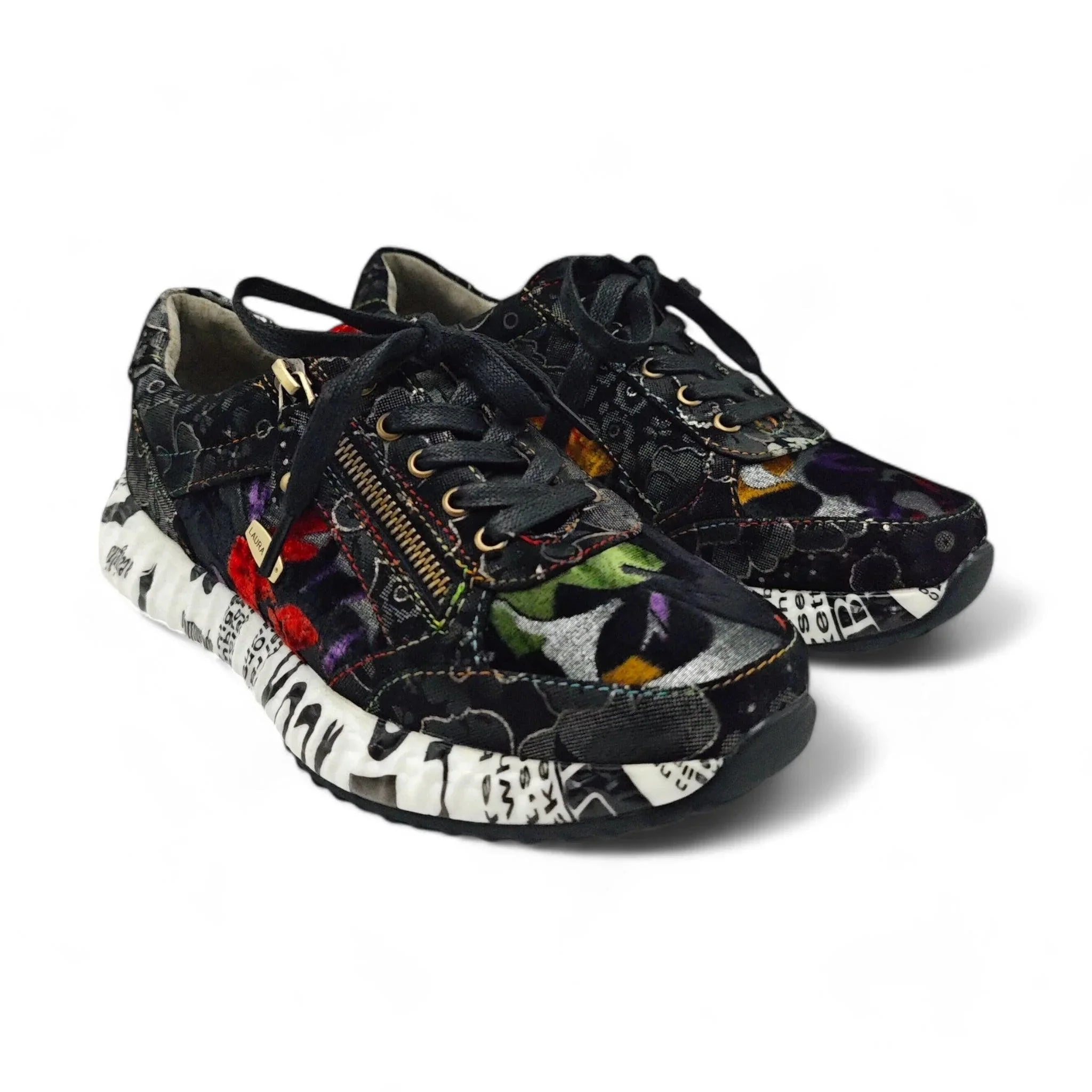 Laura Vita plitke ravne modne patike na šnjiranje 6466 - Obuća Monah