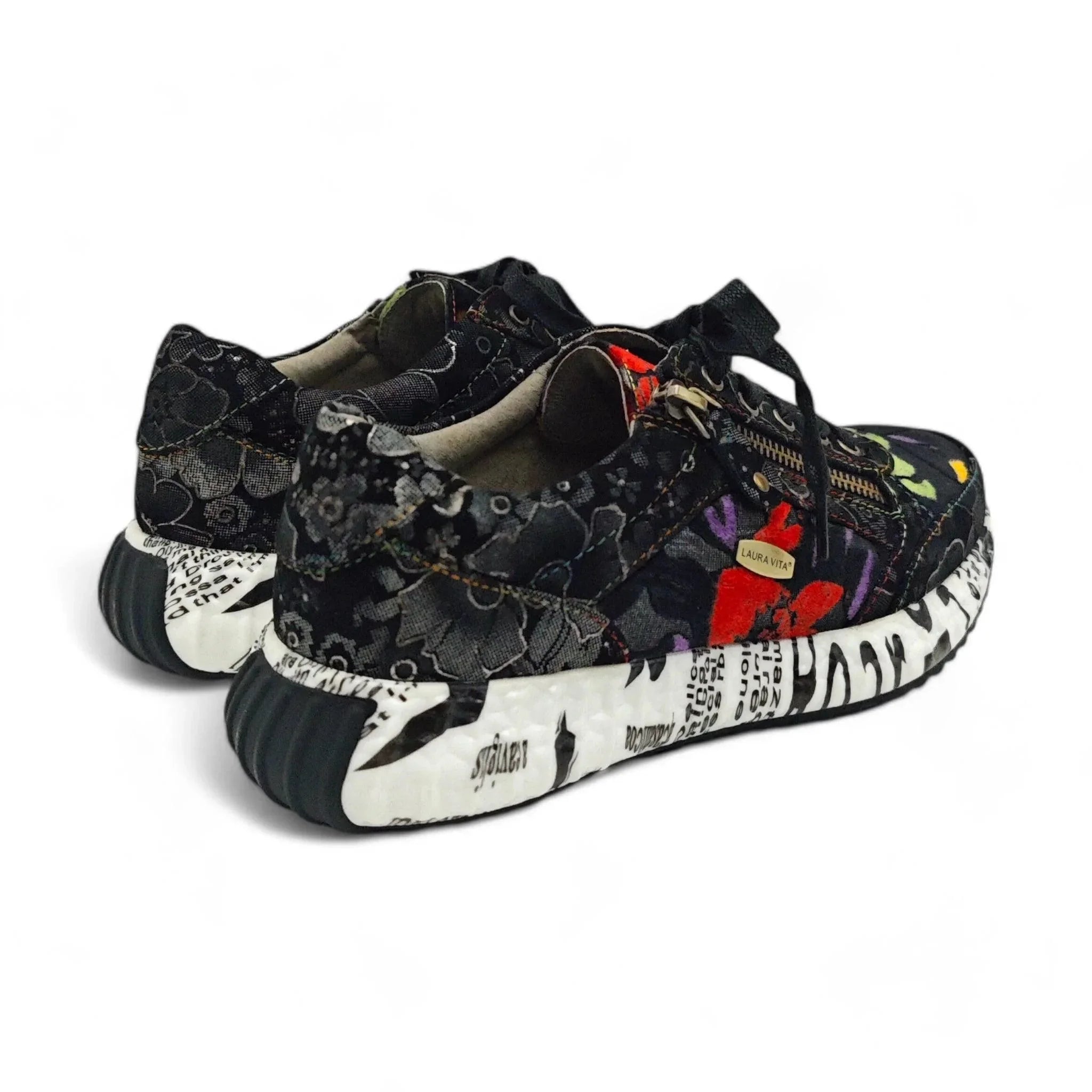 Laura Vita plitke ravne modne patike na šnjiranje 6466 - Obuća Monah