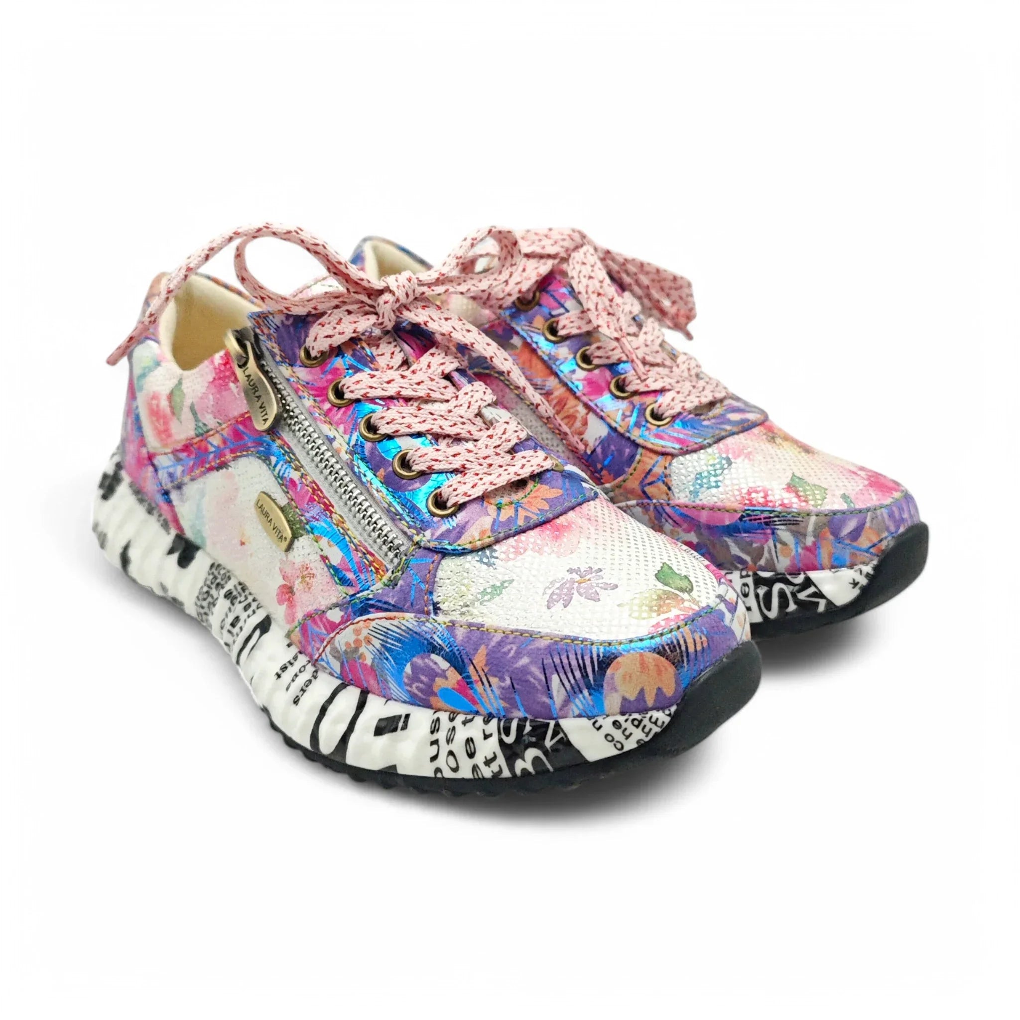 Laura Vita plitke ravne modne patike na šnjiranje 6102 - Obuća Monah