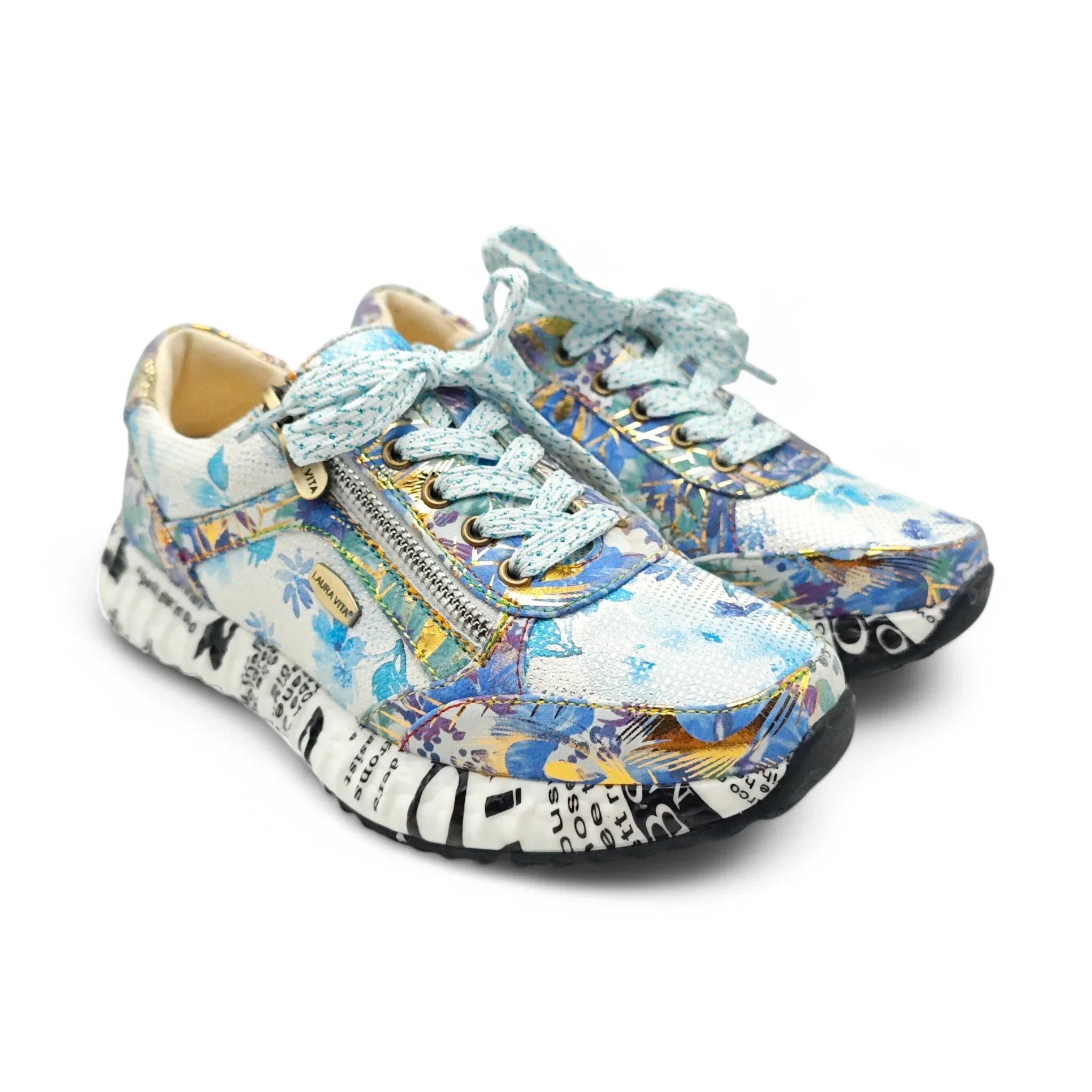 Laura Vita plitke ravne modne patike na šnjiranje 6102 - Obuća Monah