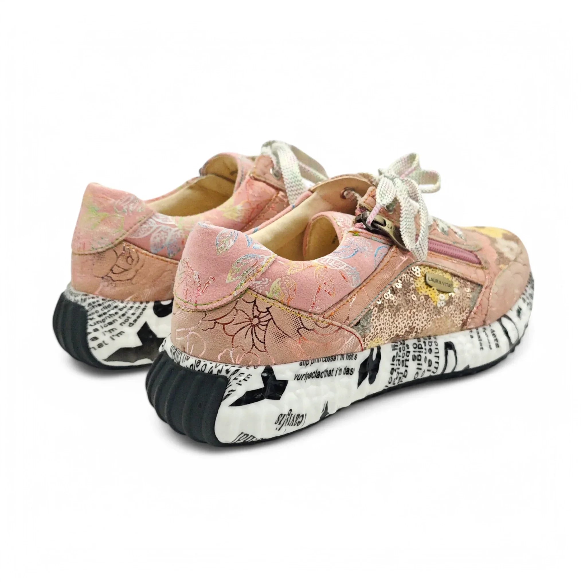 Laura Vita plitke ravne modne patike na šnjiranje 6704 - Obuća Monah