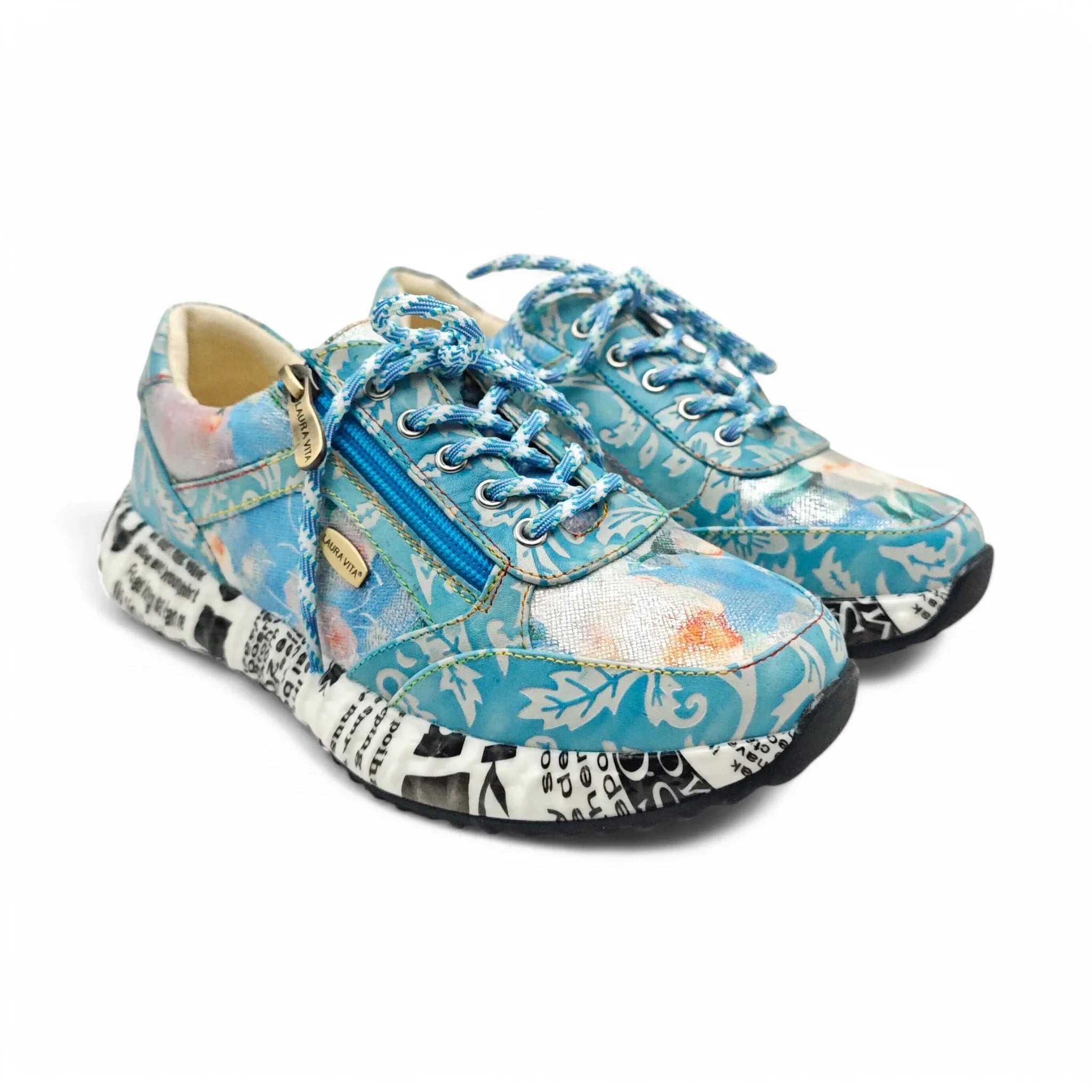 Laura Vita plitke ravne modne patike na šnjiranje 6706 - Obuća Monah